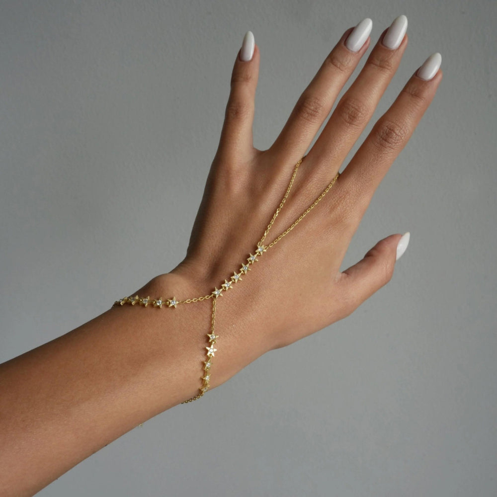 MINI STERN HANDKETTE | 925 SILBER