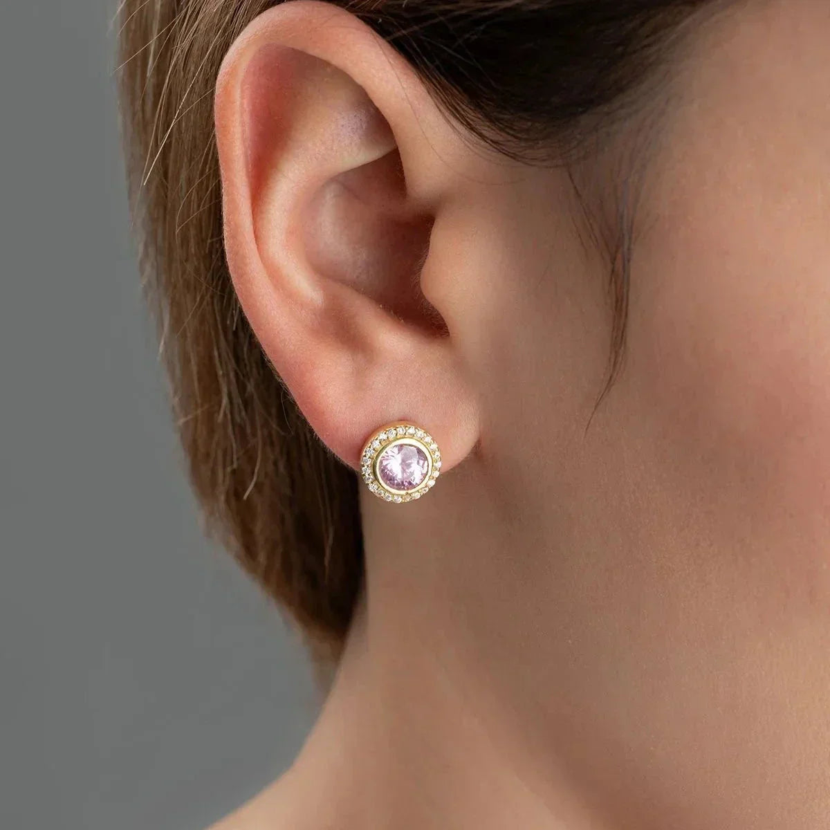 CYRSTAL OHRRING | 925 SILBER