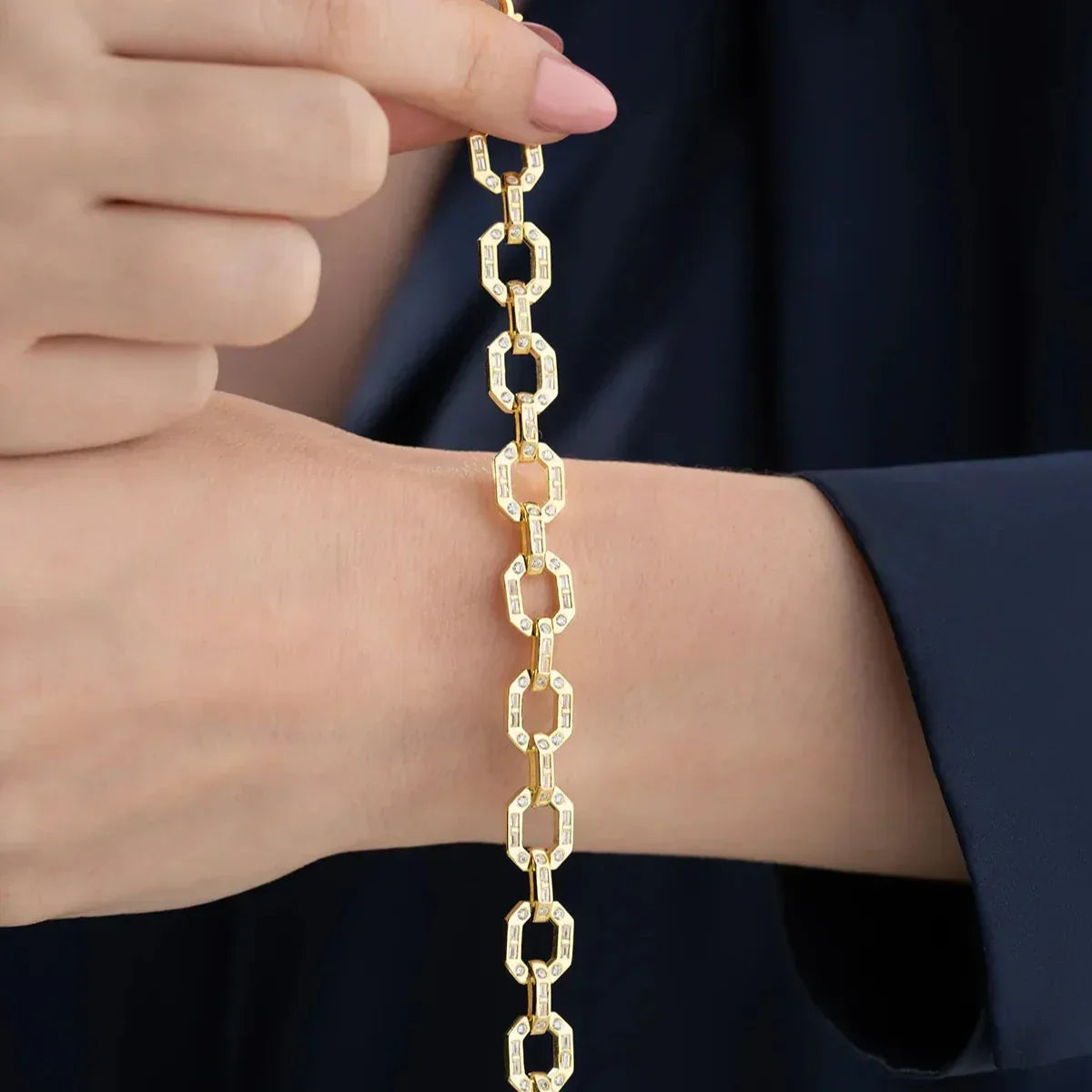 FINESSE STEIN ARMBAND | 925 SILBER