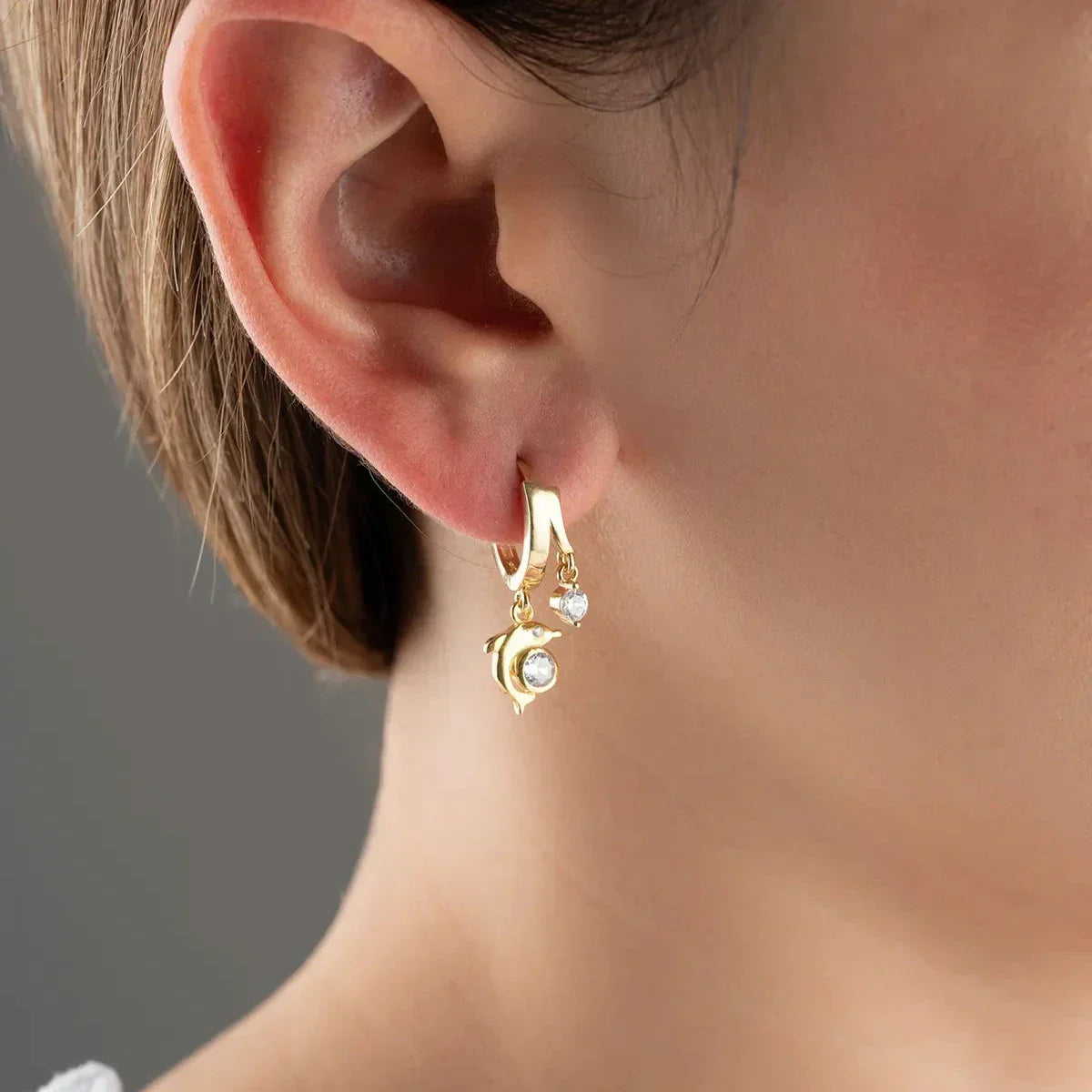 DELPHIN OHRRING | 925 SILBER