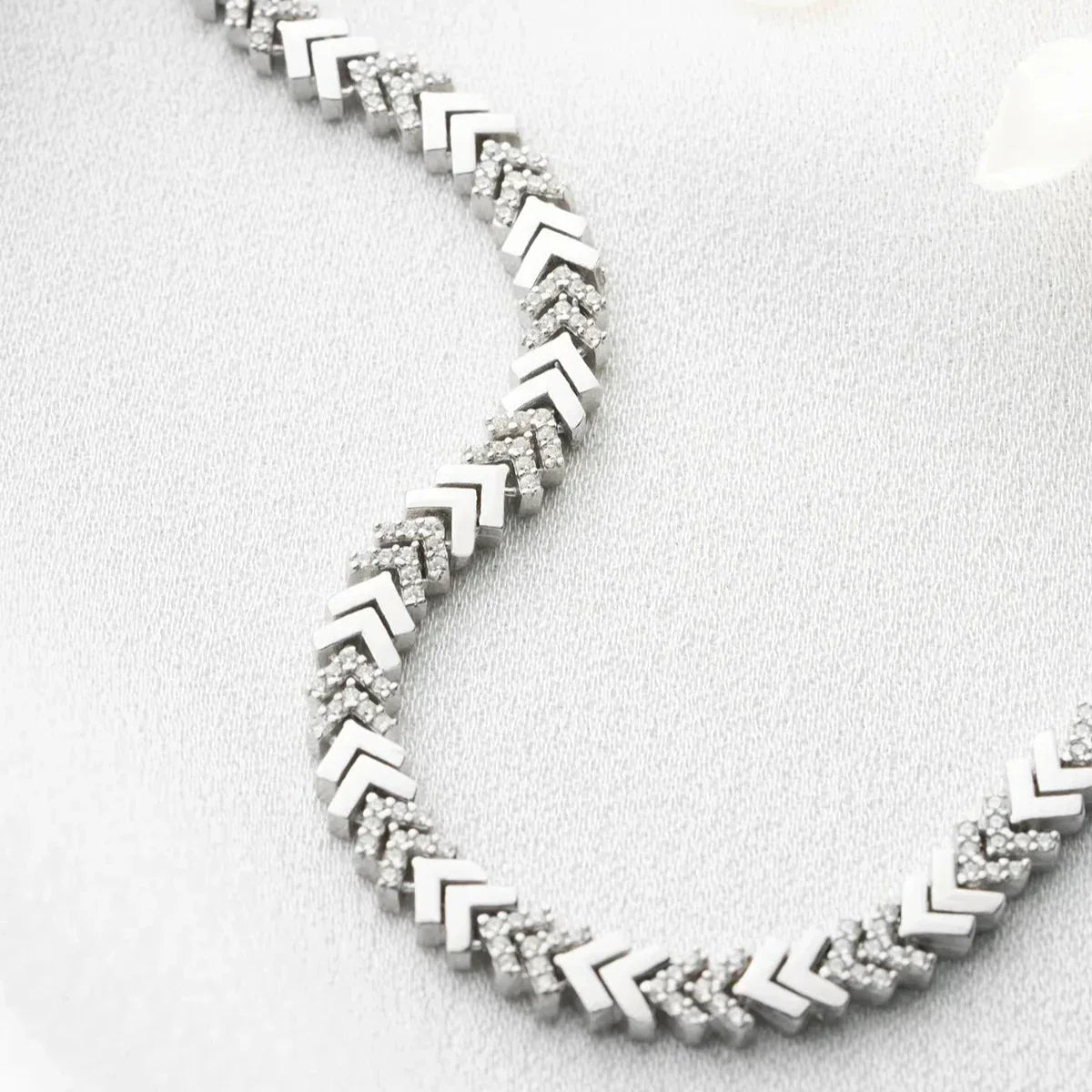 FISH TAIL ARMBAND | 925 SILBER