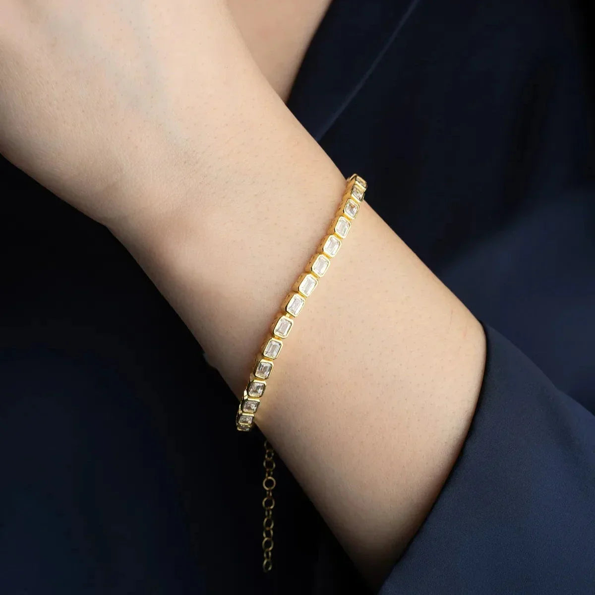 FULL ROW STEIN ARMBAND | 925 SILBER