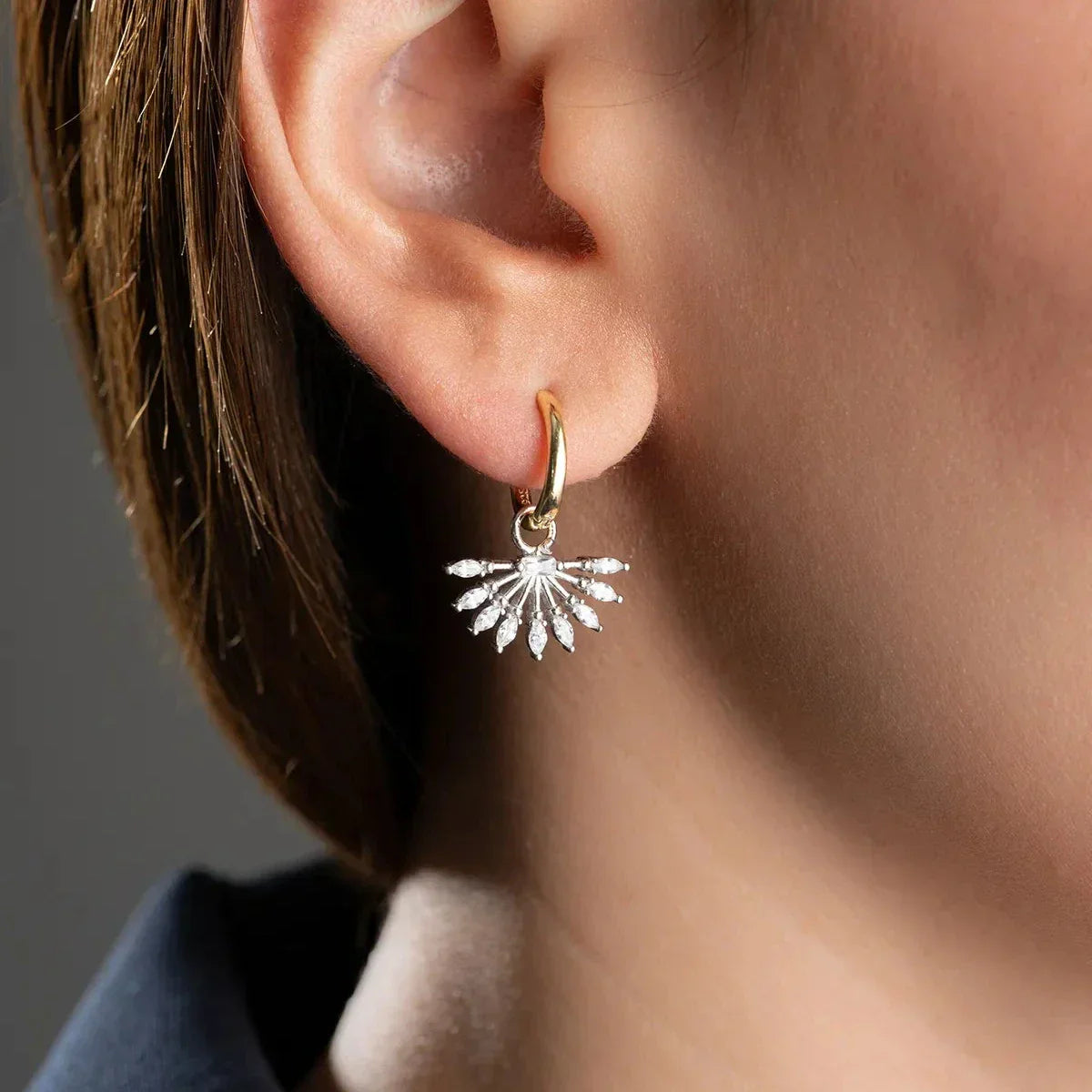 ZIRKONSTEIN SAN OHRRINGE | 925 SILBER