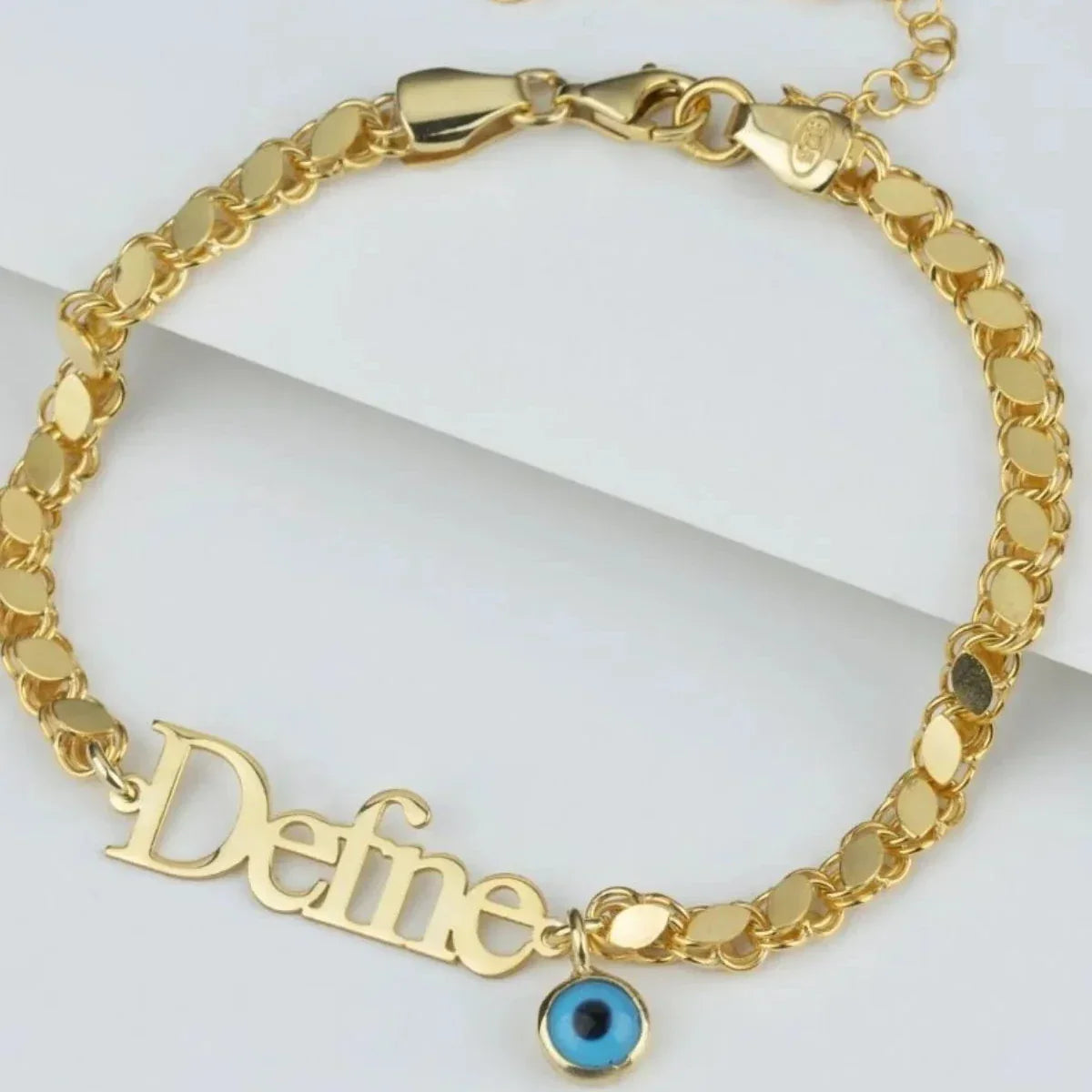 GERSTEN ARMKETTE MIT WUNSCHNAME | 925 SILBER