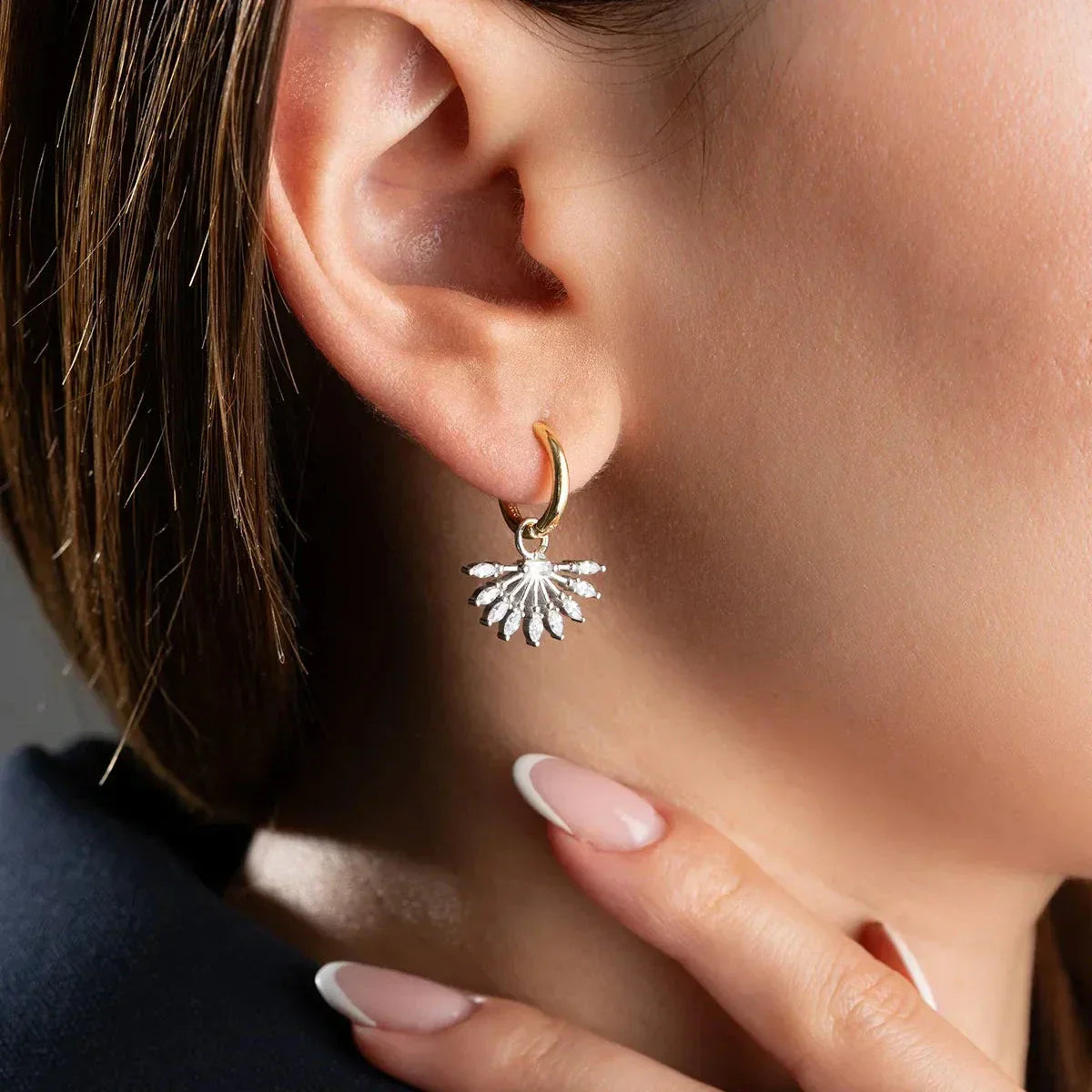 ZIRKONSTEIN SAN OHRRINGE | 925 SILBER