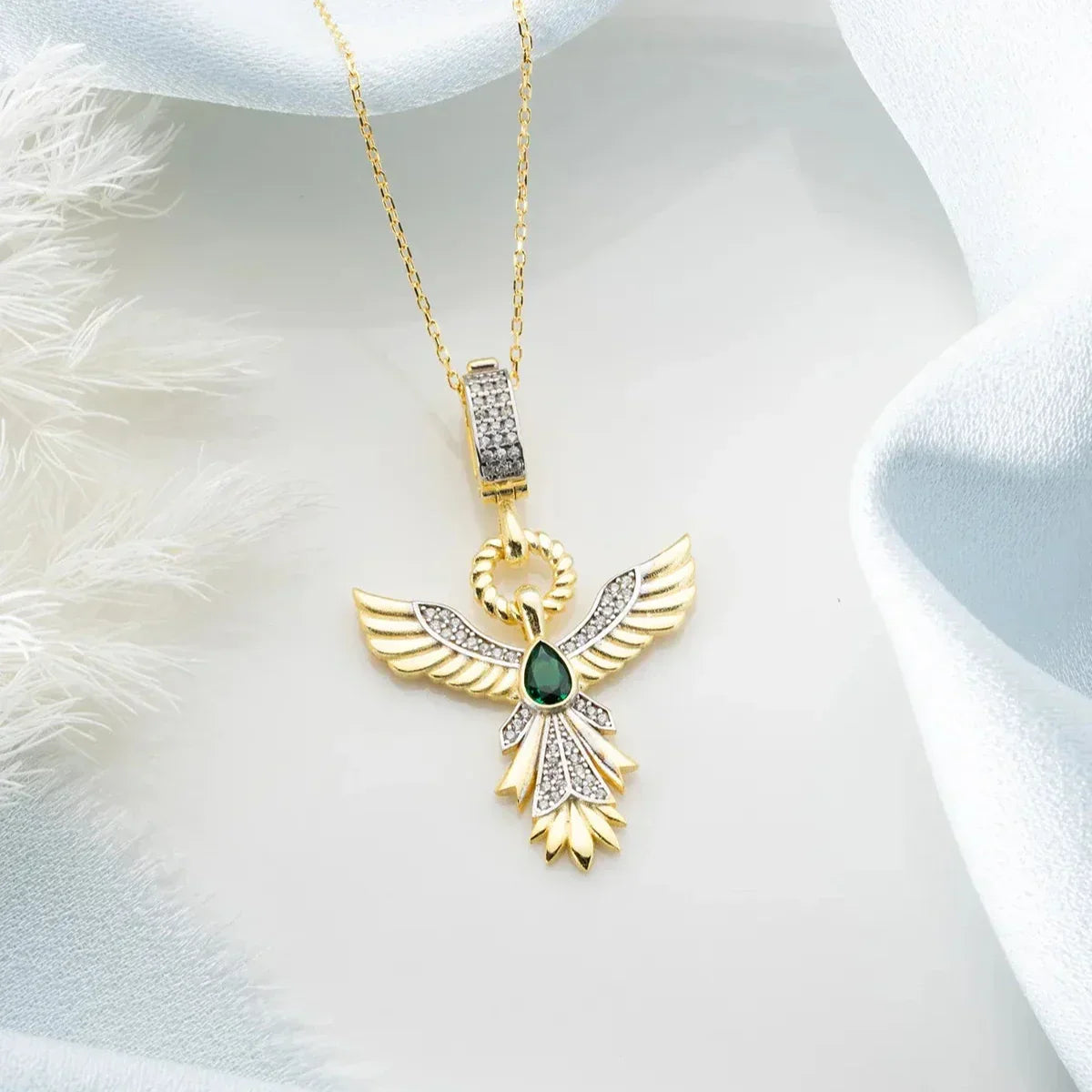 ZÜMRÜDÜANKA HALSKETTE | 925 SILBER