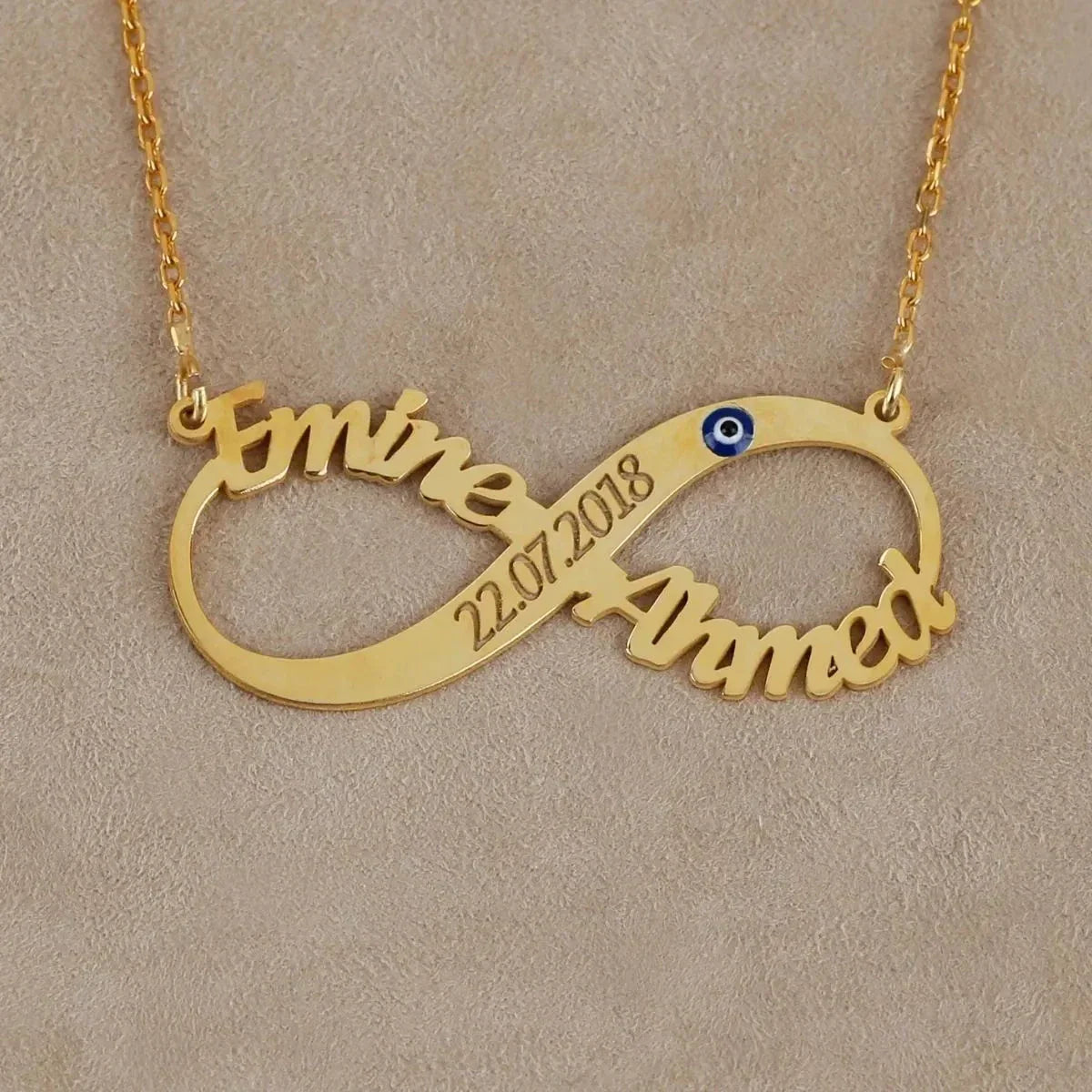 2ER NAMENSKETTE INFINITY | 925 SILBER