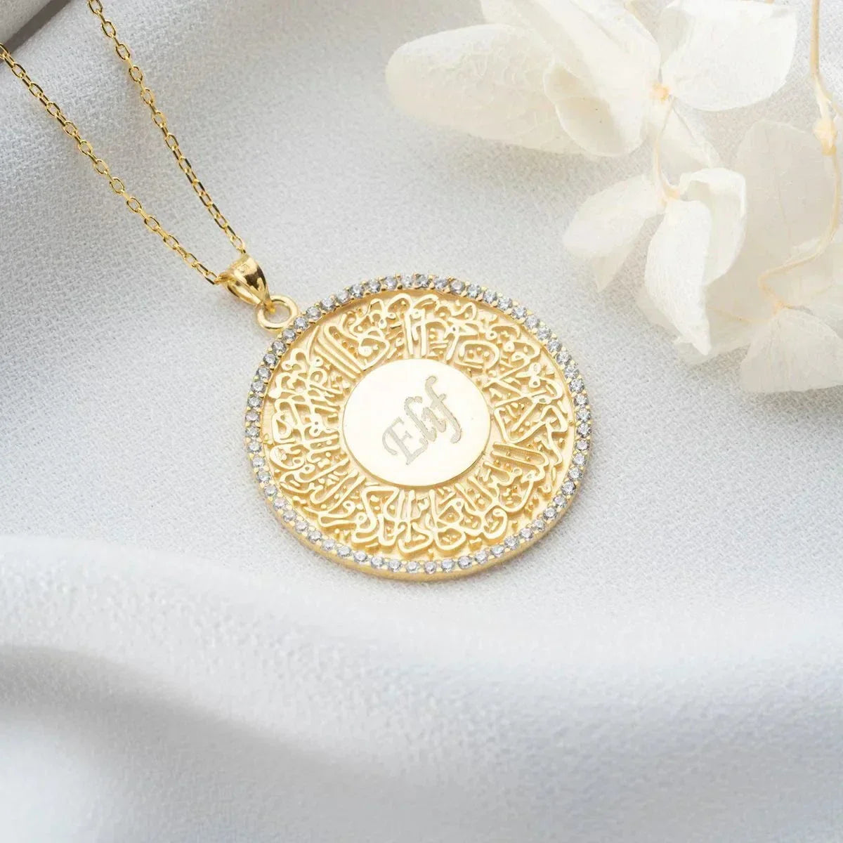 DUA GRAVUR HALSKETTE | 925 SILBER