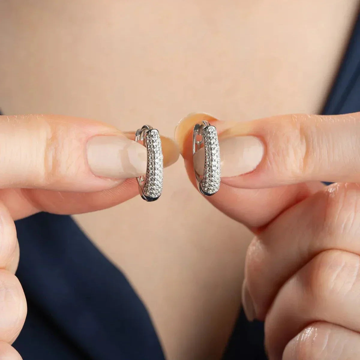 STONE MINI OHRRING | 925 SILBER