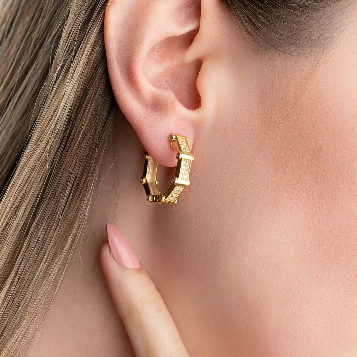 TREND MEDIUM OHRRINGE | 925 SILBER