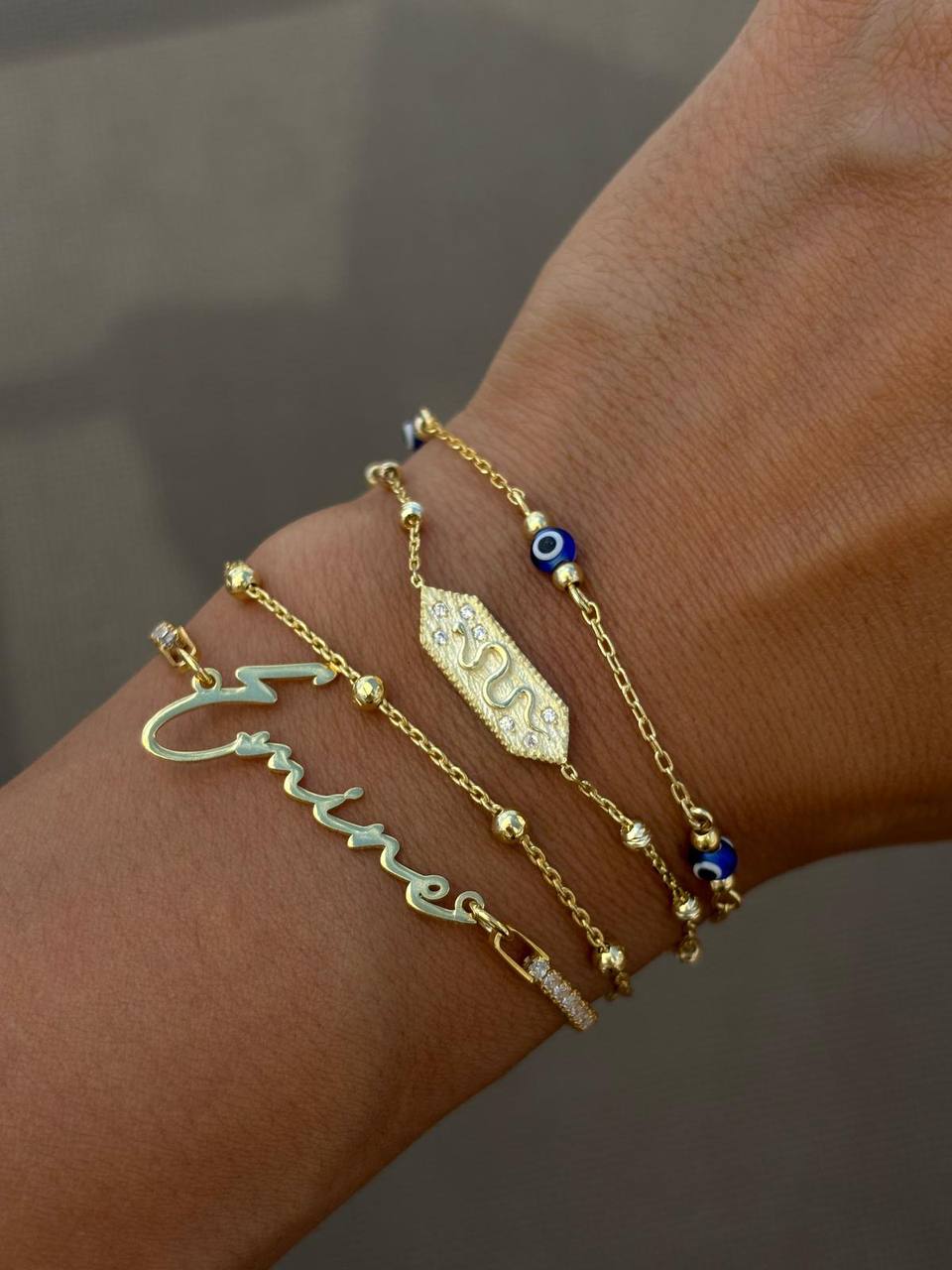 ICED OUT NAMENS ARMKETTE | 925 SILBER