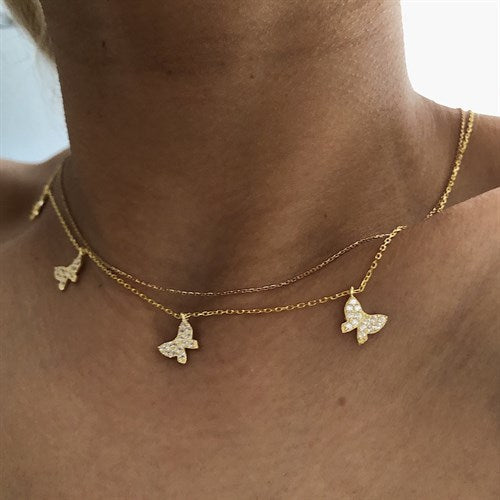 Schmetterling - Halskette (7017625813037)