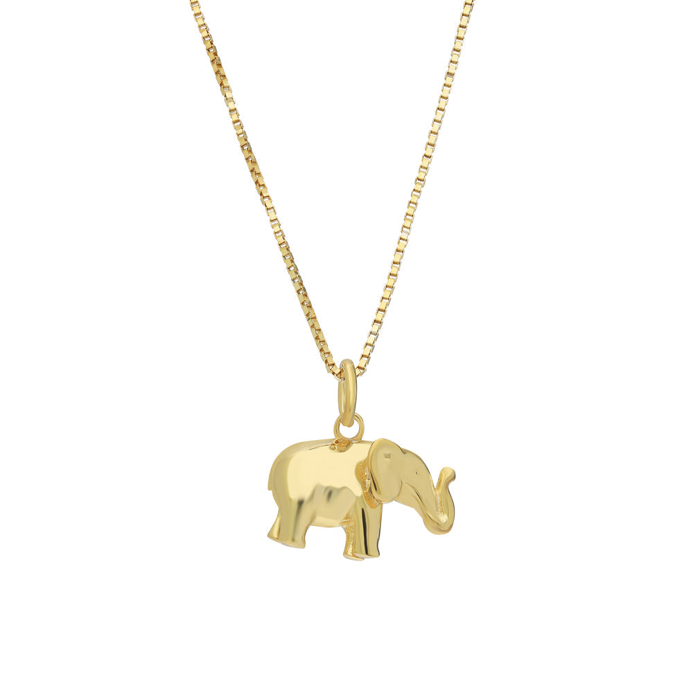 MINIMAL ELEPHANT NECKLACE | 925 SILBER