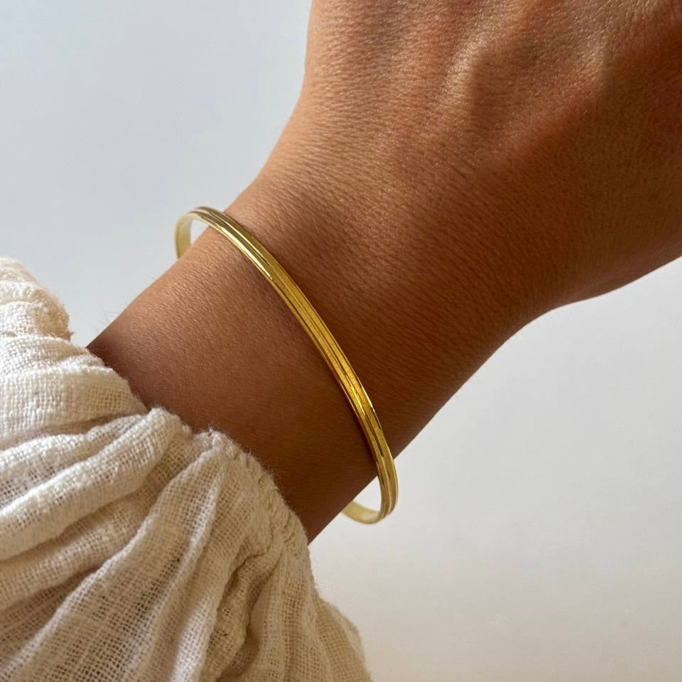 TRIO LINIE ARMREIFEN | 925 SILBER