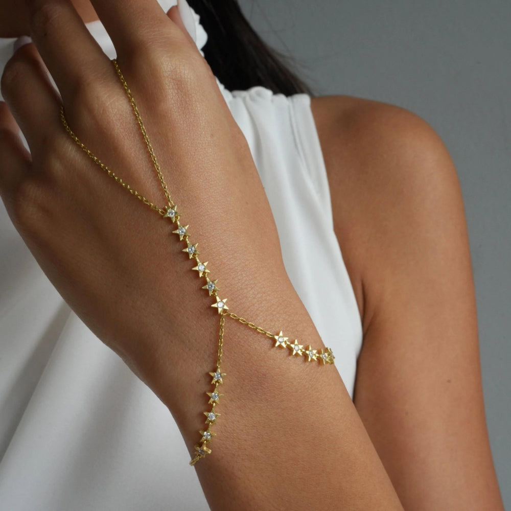 MINI STERN HANDKETTE | 925 SILBER