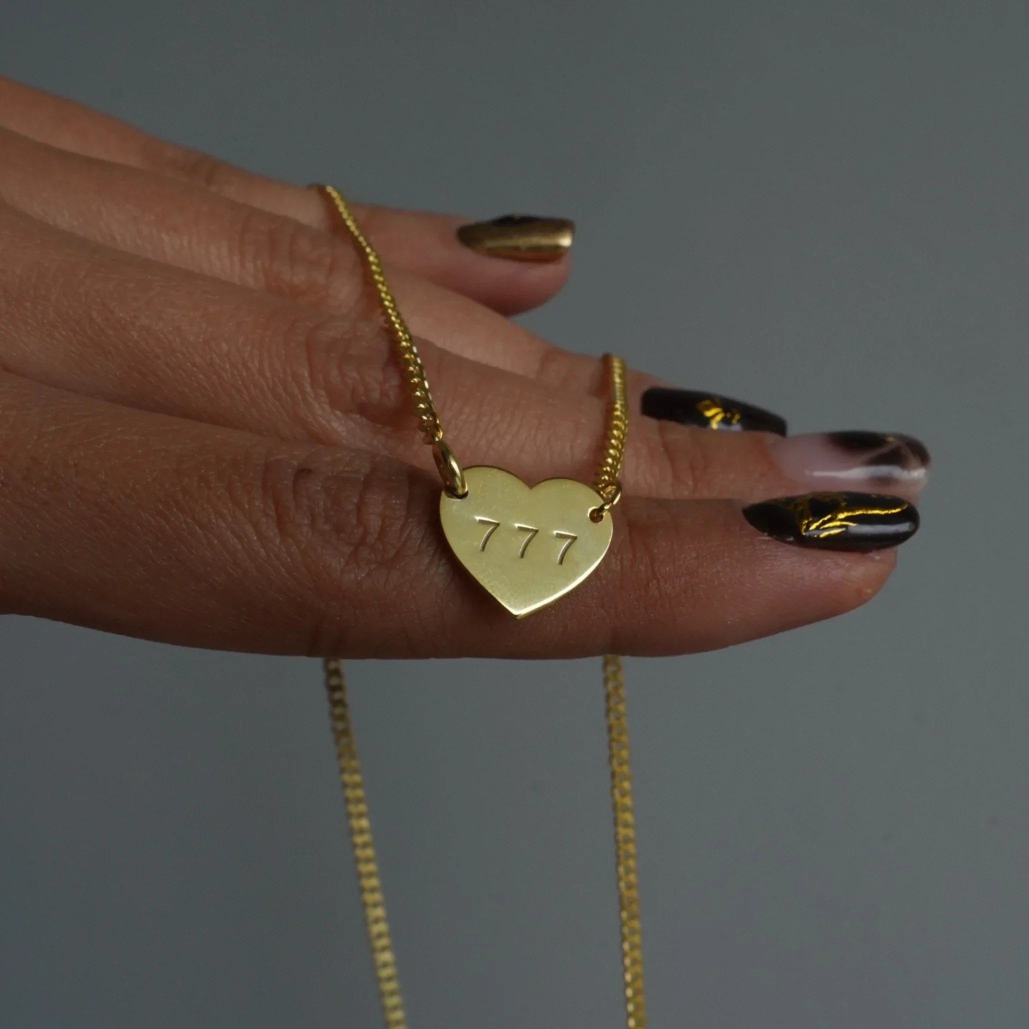 CUBAN HEART NECKLACE | 925 SILBER