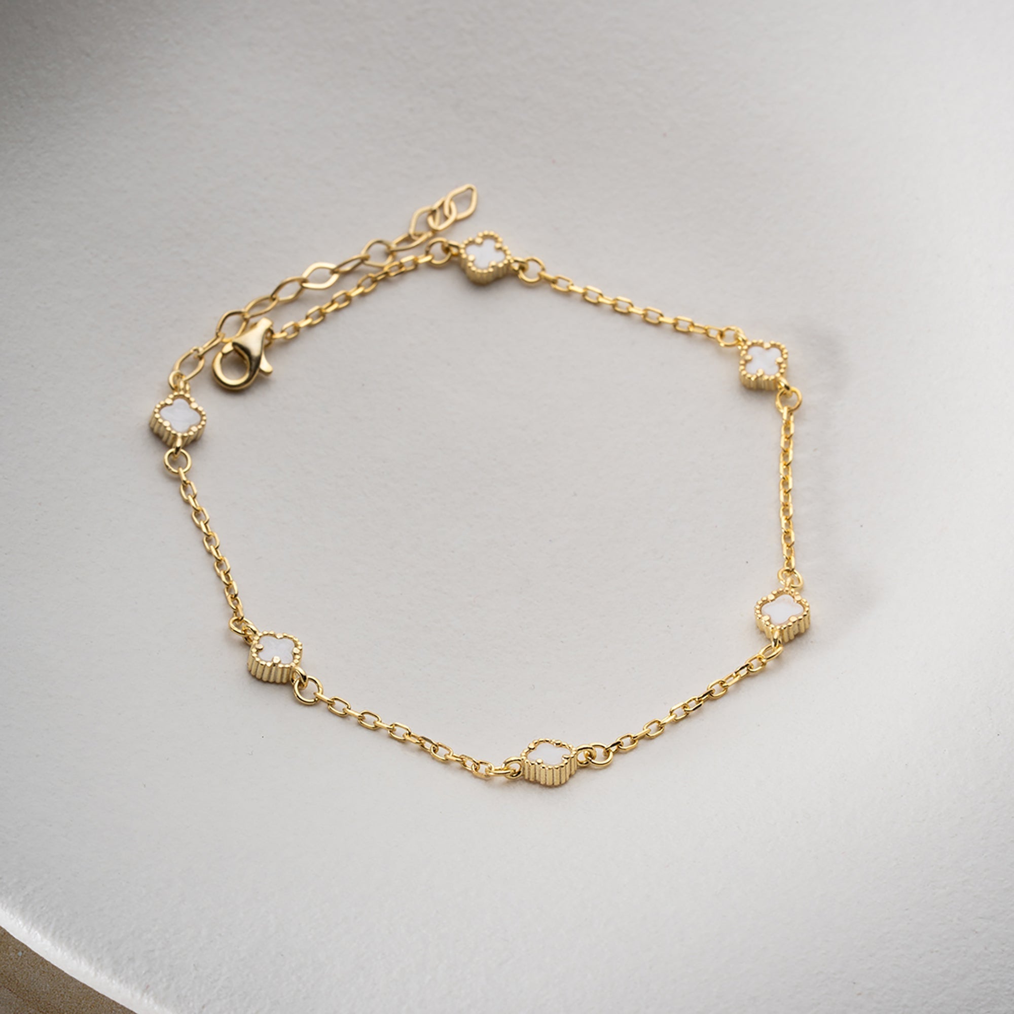 FIRA WHITE FUSSKETTE | 925 SILBER