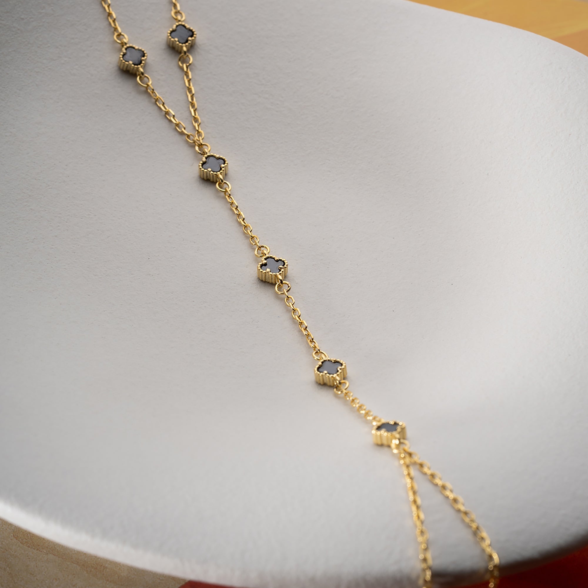 MINI KLEE BLACK HANDKETTE | 925 SILBER