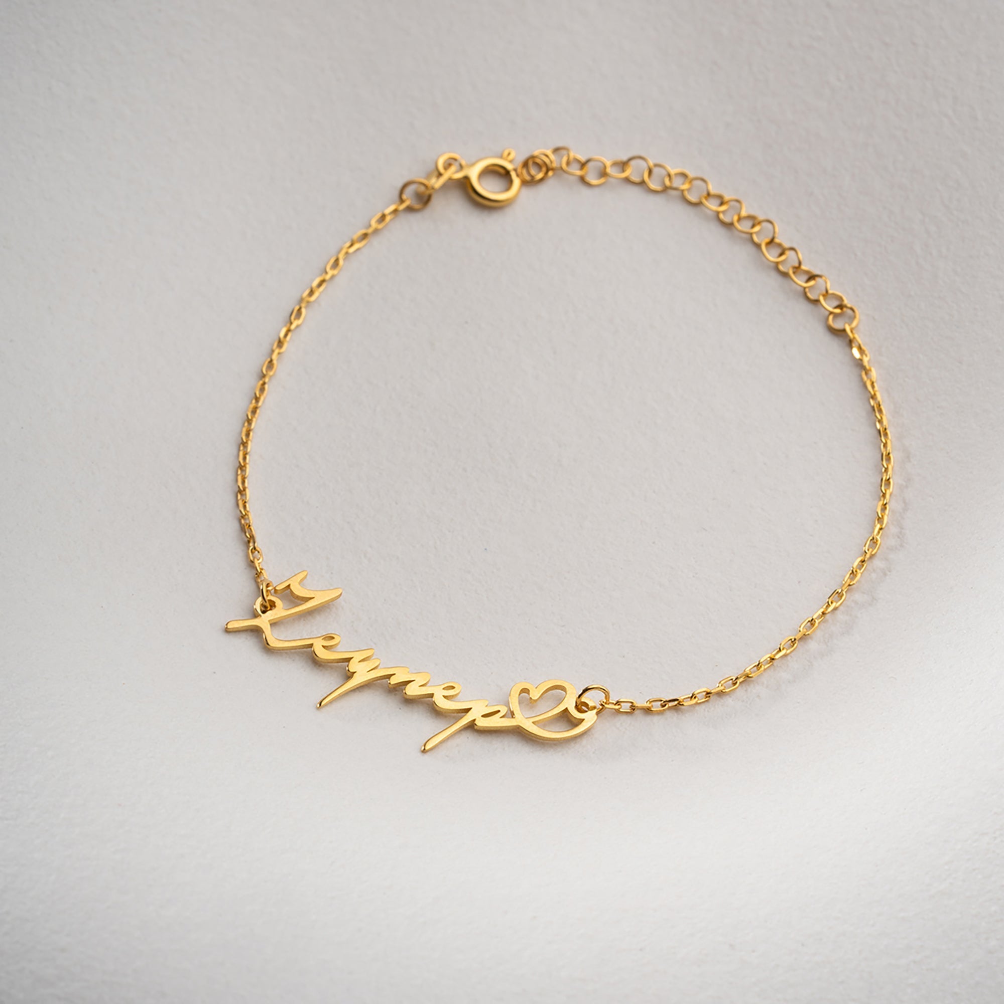 HERZ NAMENS ARMBAND | 925 SILBER