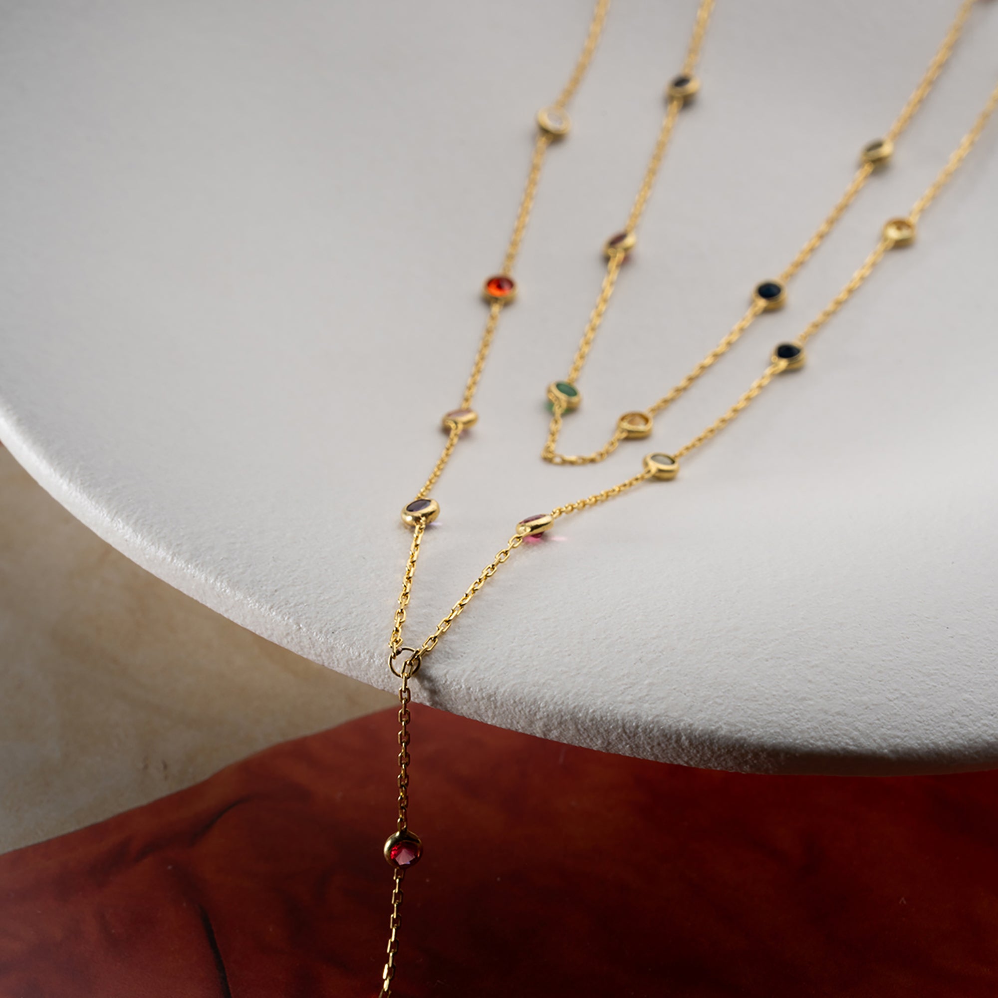 NOE COLORFULL Y KETTE | 925 SILBER