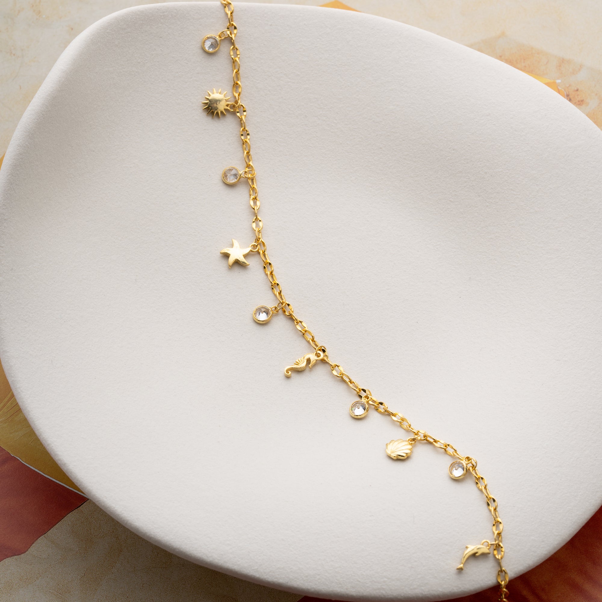 LENA FUSSKETTE | 925 SILBER