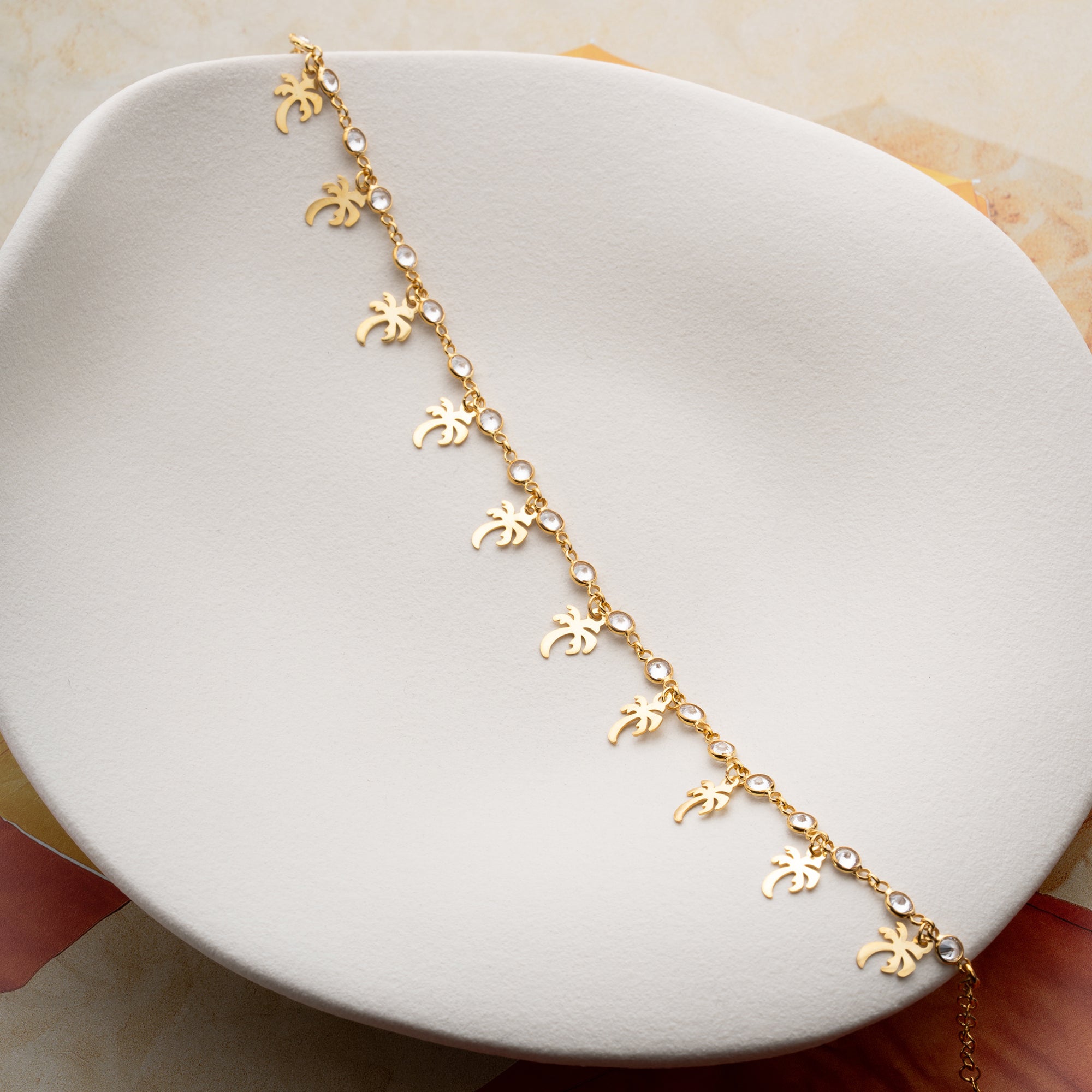 PALM FUSSKETTE | 925 SILBER