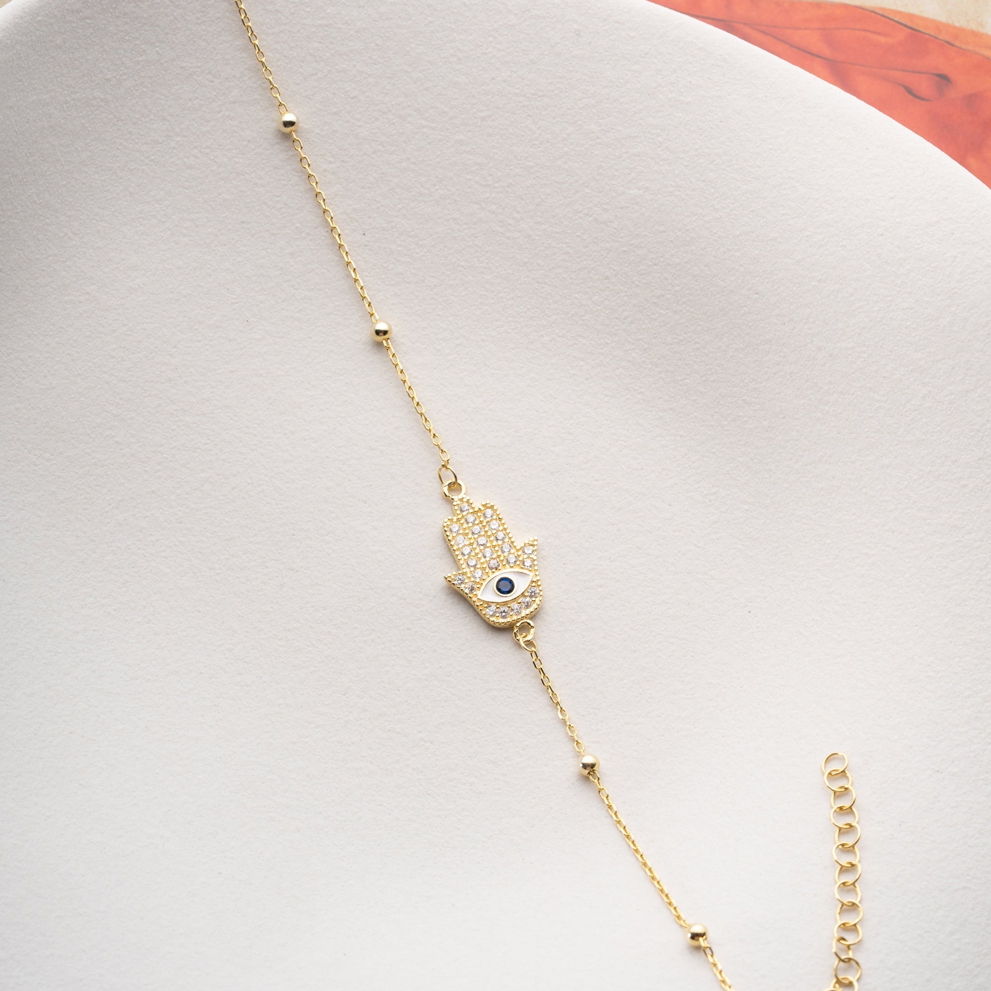 FATIMAS HAND LEIRA ARMBAND | 925 SILBER