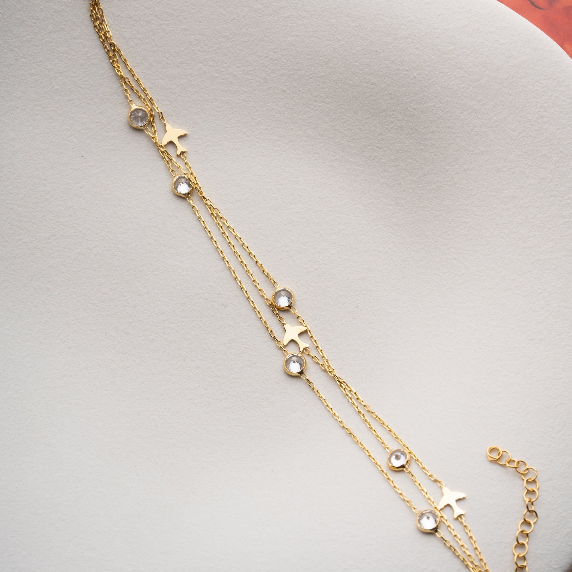 VOGEL STONE ARMBAND | 925 SILBER