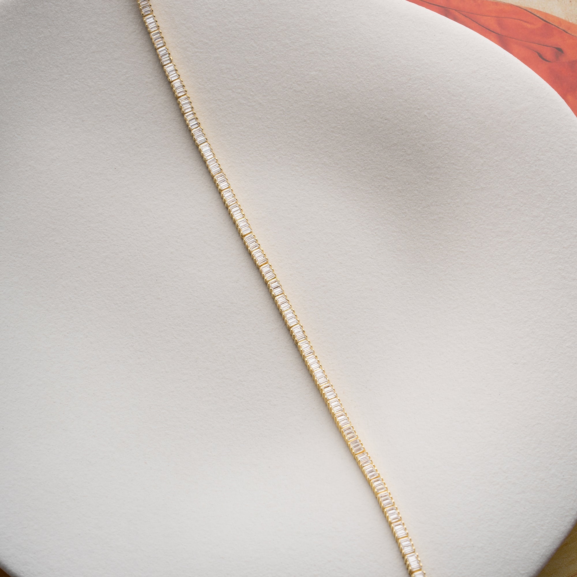 NIVUDE BAGEUETTE ARMBAND | 925 SILBER