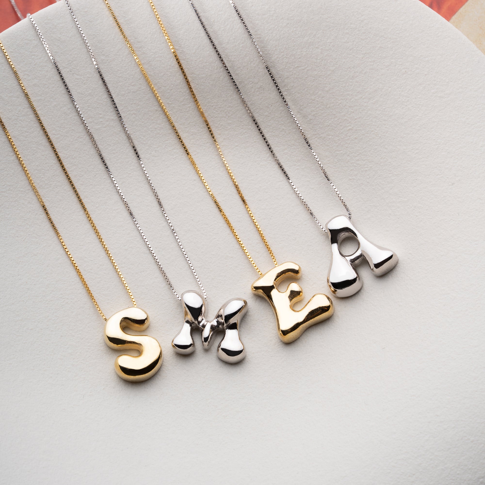 ICON BOMB BUCHSTABEN HALKSETTE | 925 SILBER