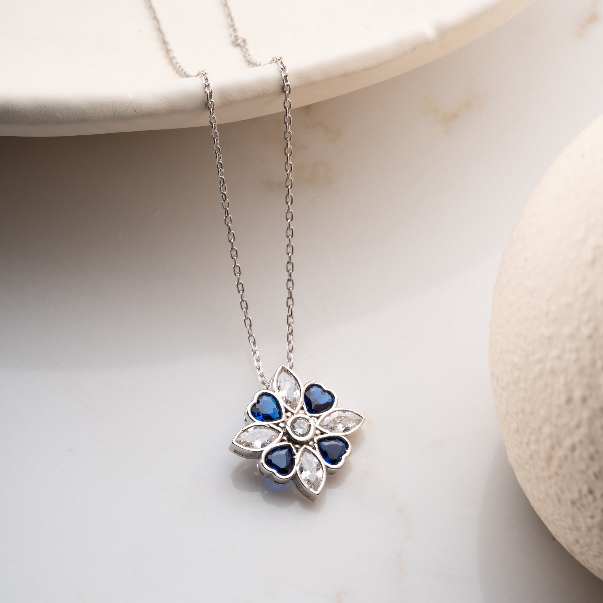 MIGOK BLUE KETTE | 925 SILBER