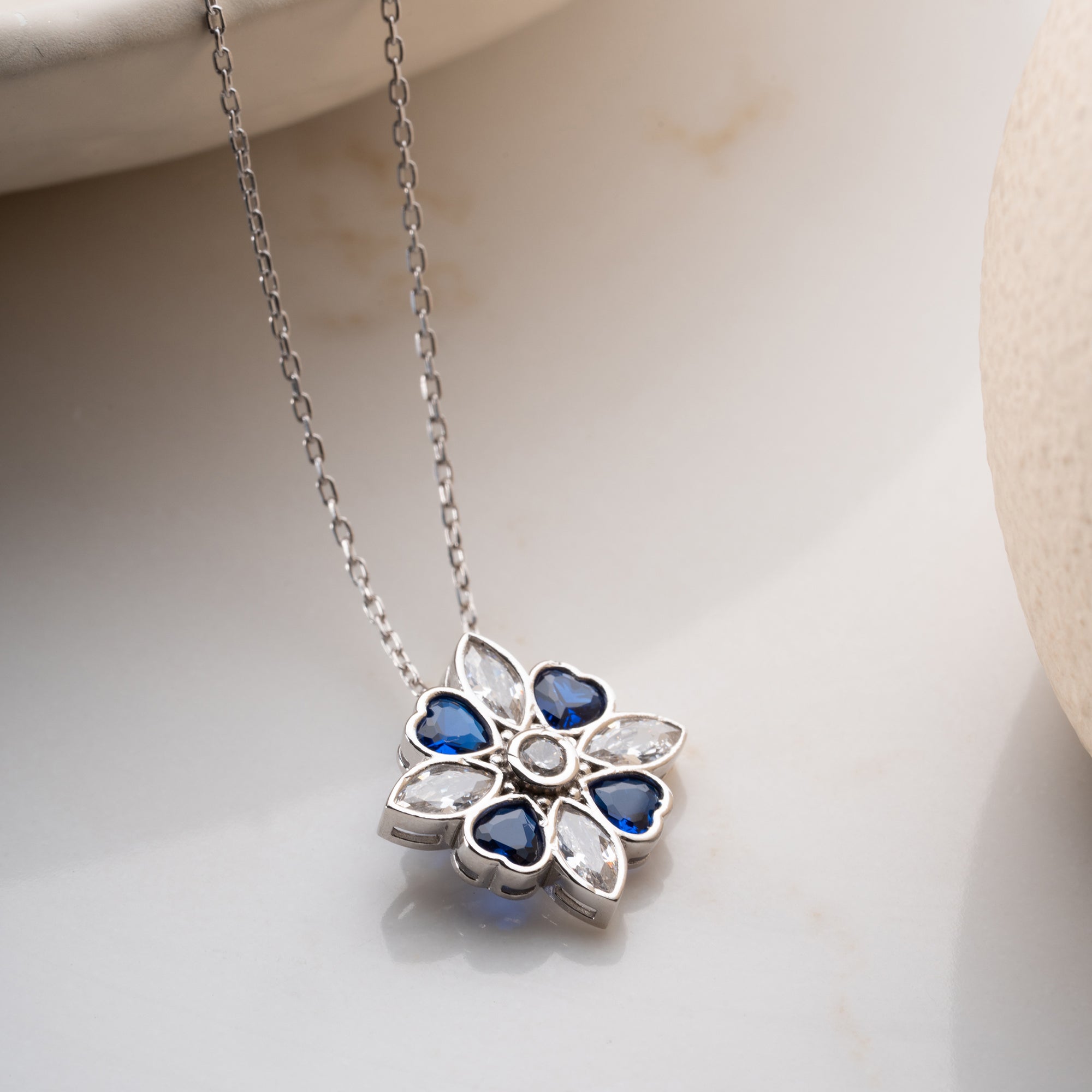 MIGOK BLUE KETTE | 925 SILBER