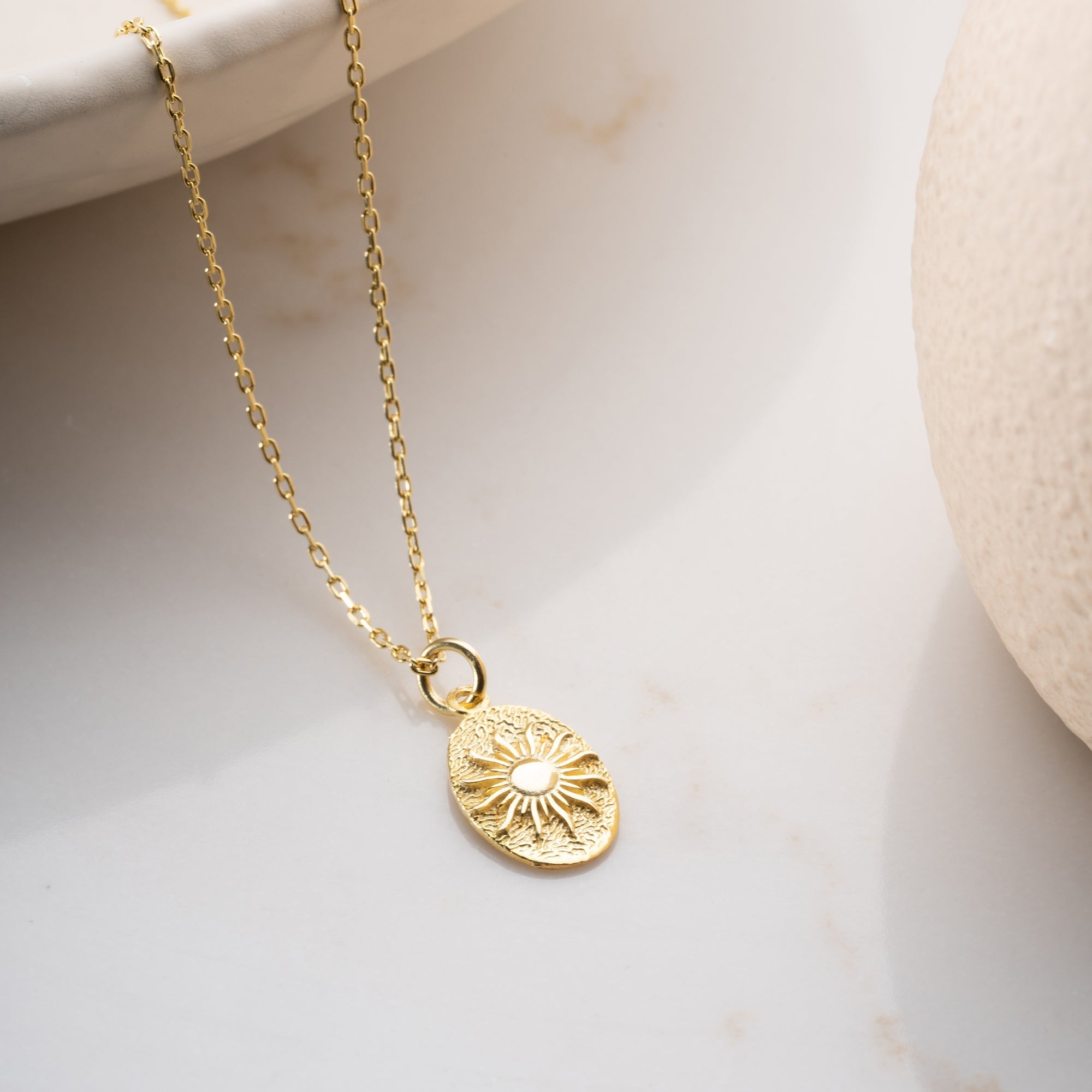 SUN OVAL KETTE | 925 SILBER