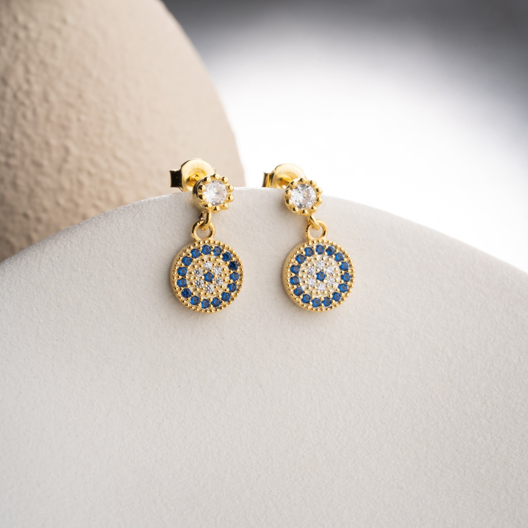 NAZAR STONE OHRRINGE | 925 SILBER