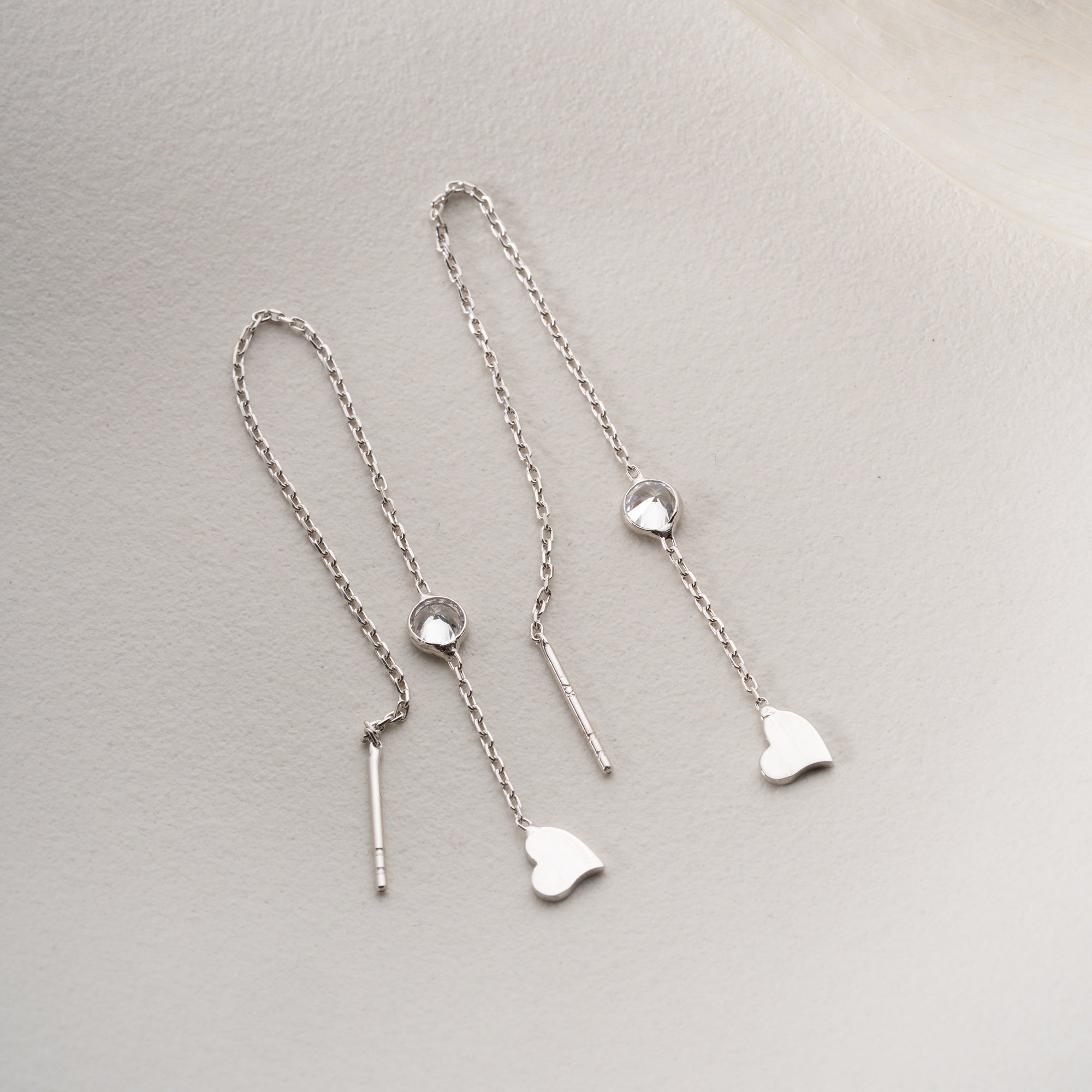 VUCO HEART OHRRINGE | 925 SILBER