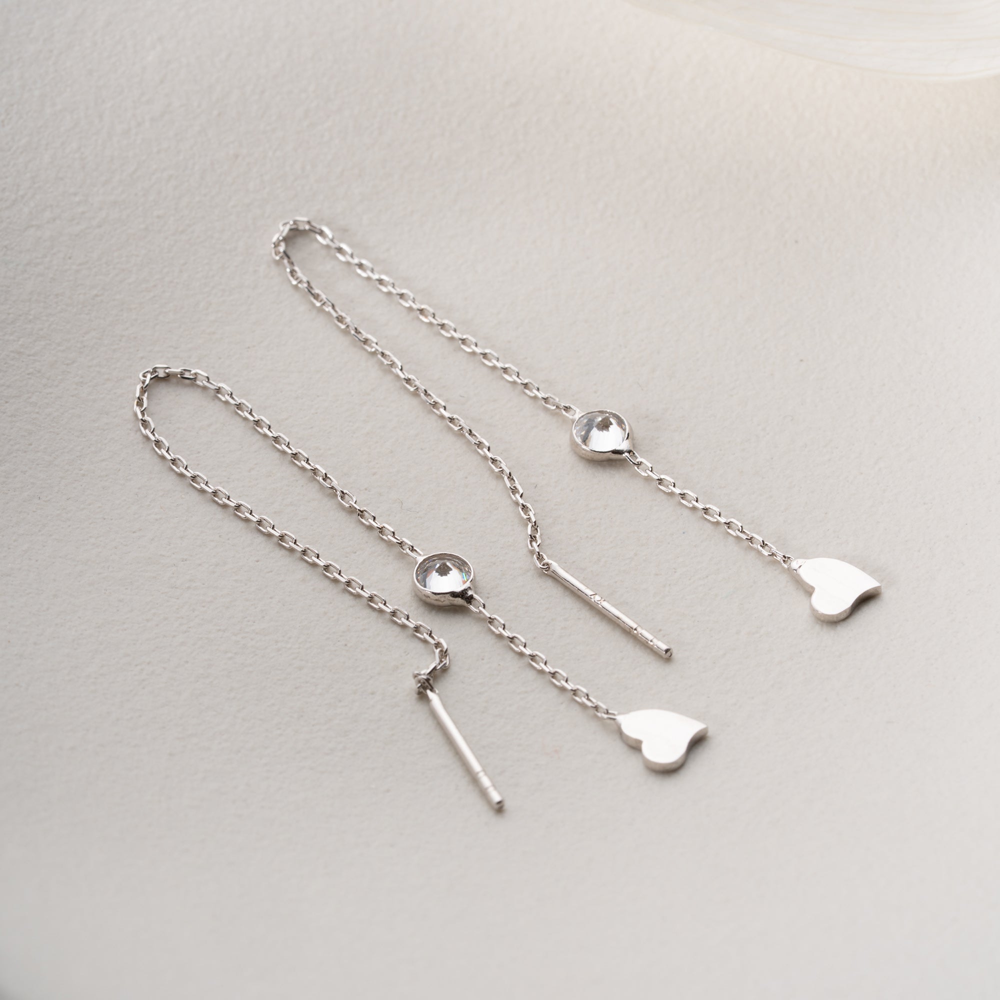 VUCO HEART OHRRINGE | 925 SILBER