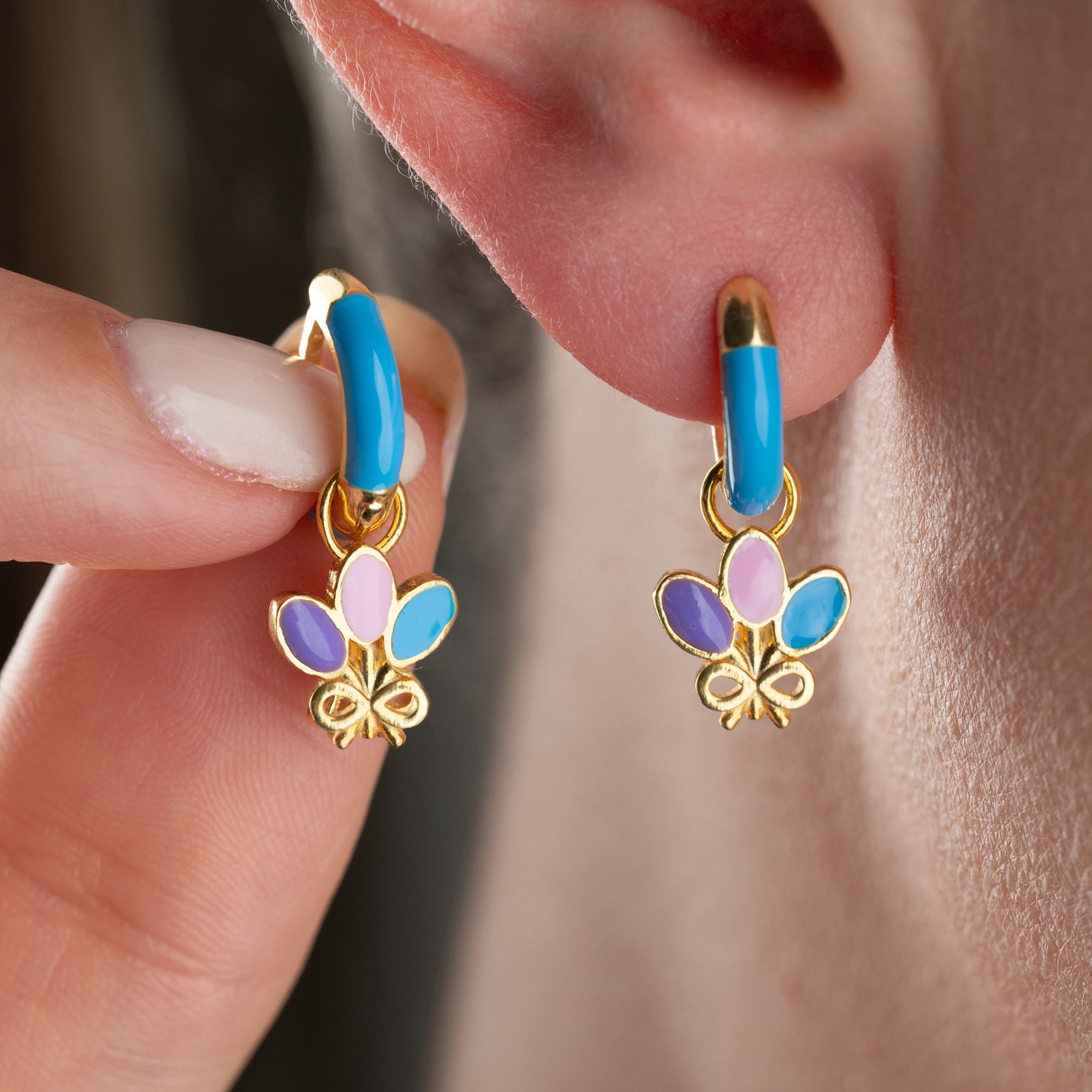 KINDER BALLON OHRRINGE| 925 SILBER