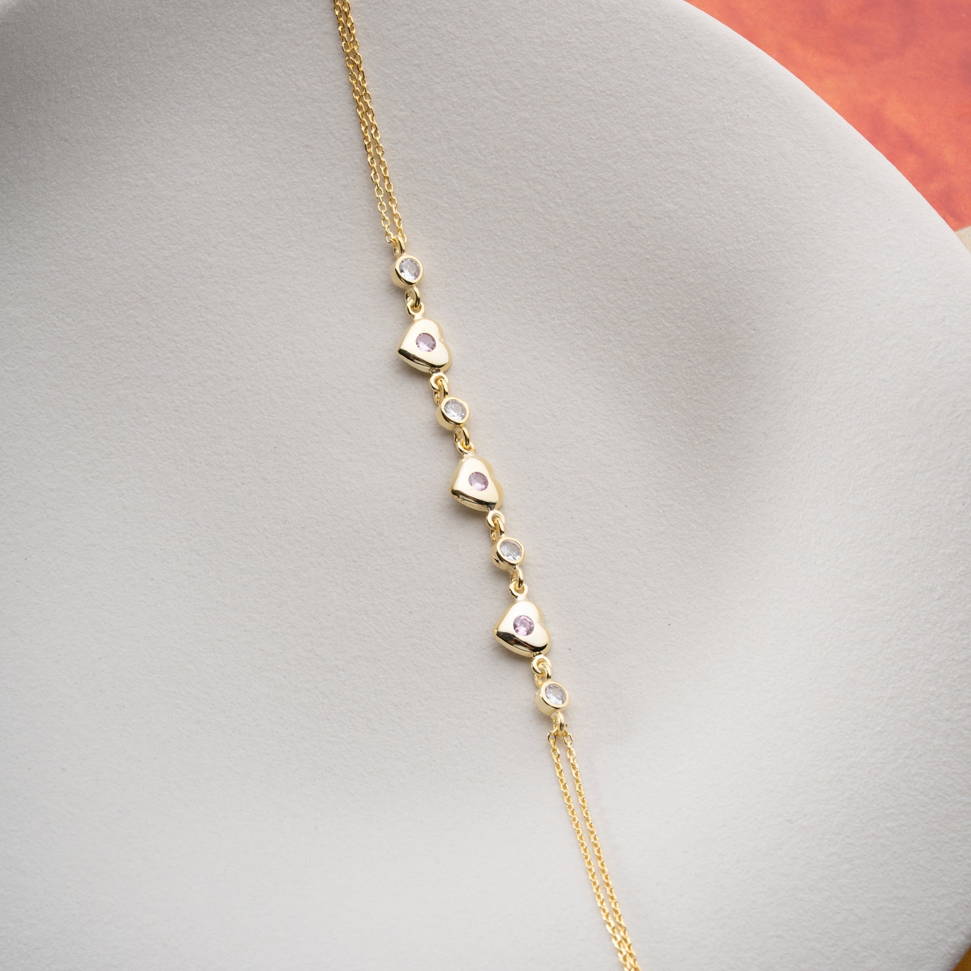 MULTI HERZ ARMBAND | 925 SILBER