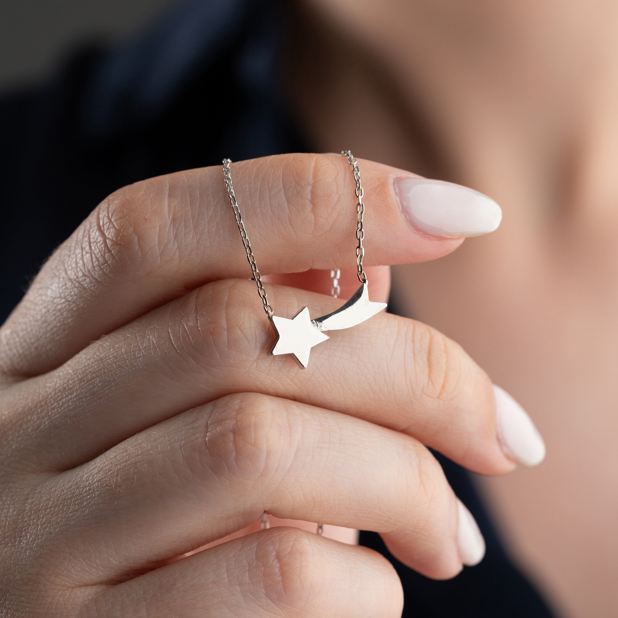 STERNSCHNUPPE HALSKETTE | 925 SILBER