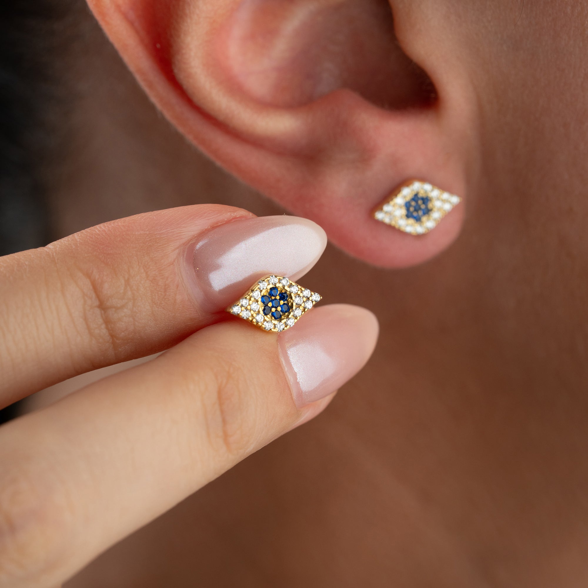 NAZAR AUGE OHRRINGE | 925 SILBER