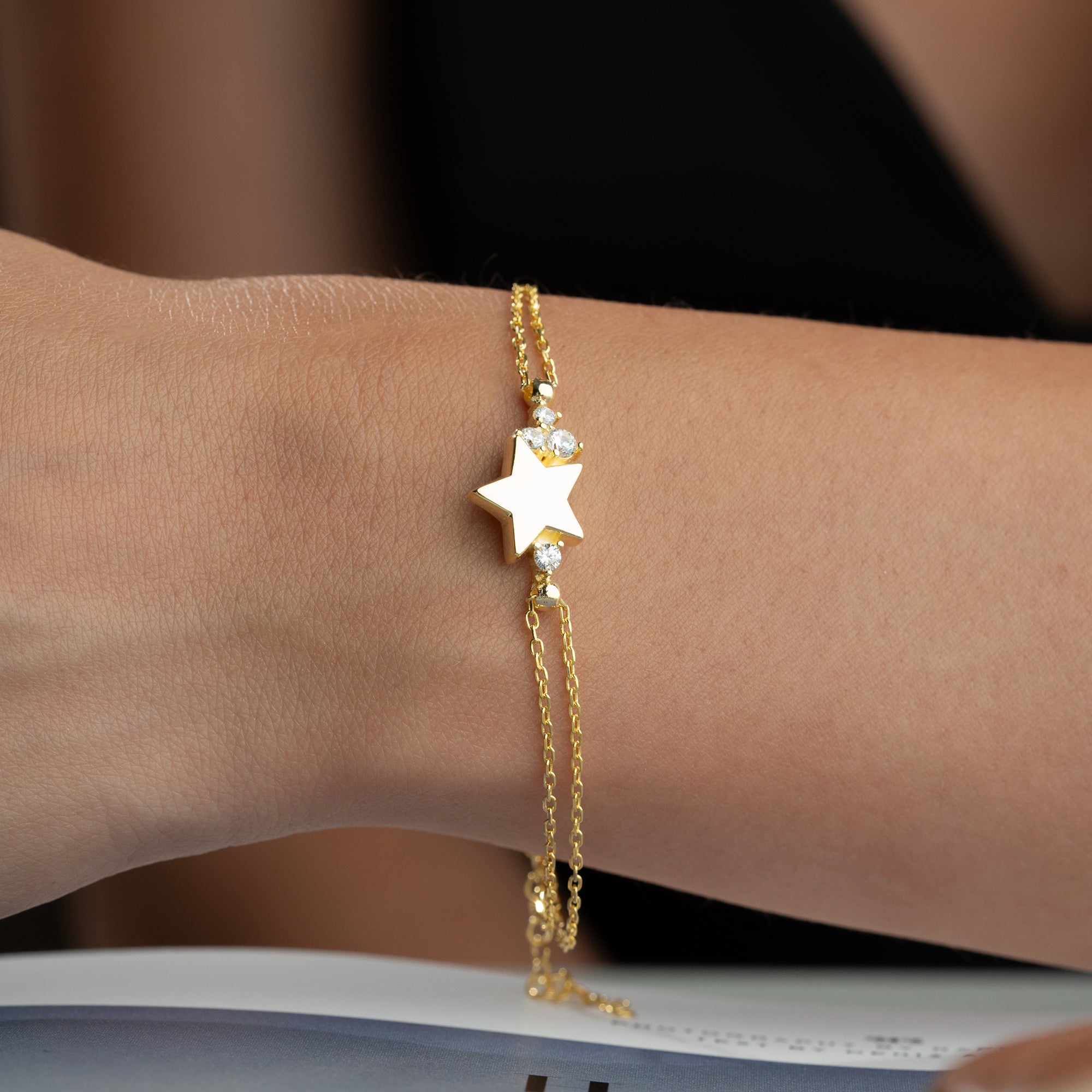 STERN STONE ARMBAND | 925 SILBER