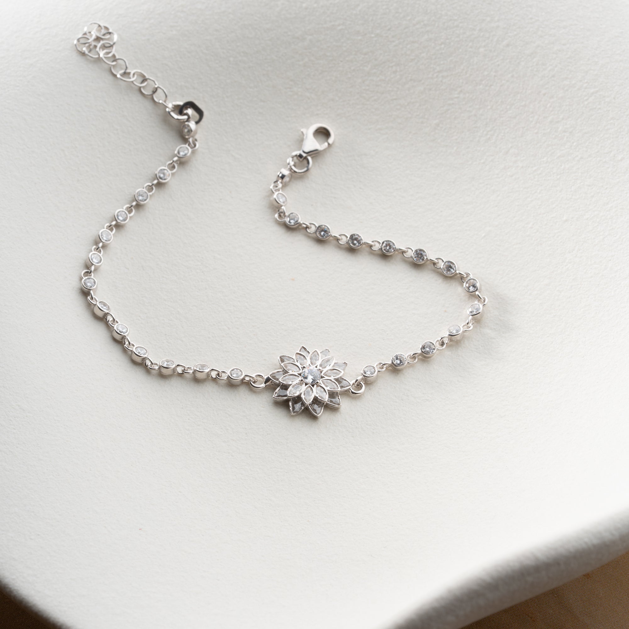 LOTUS ARMKETTE | 925 SILBER