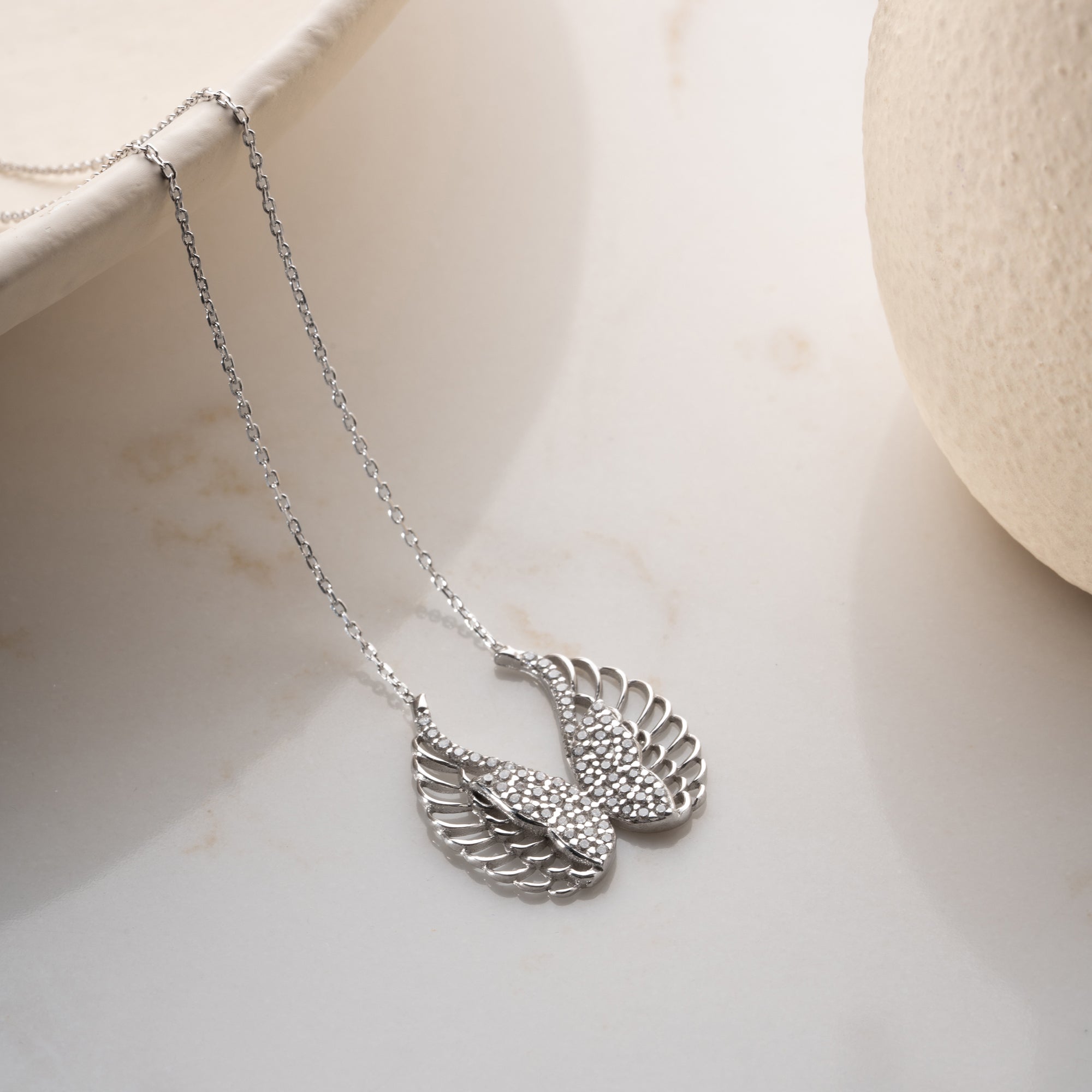 ENGELSFLÜGEL HALSKETTE | 925 SILBER