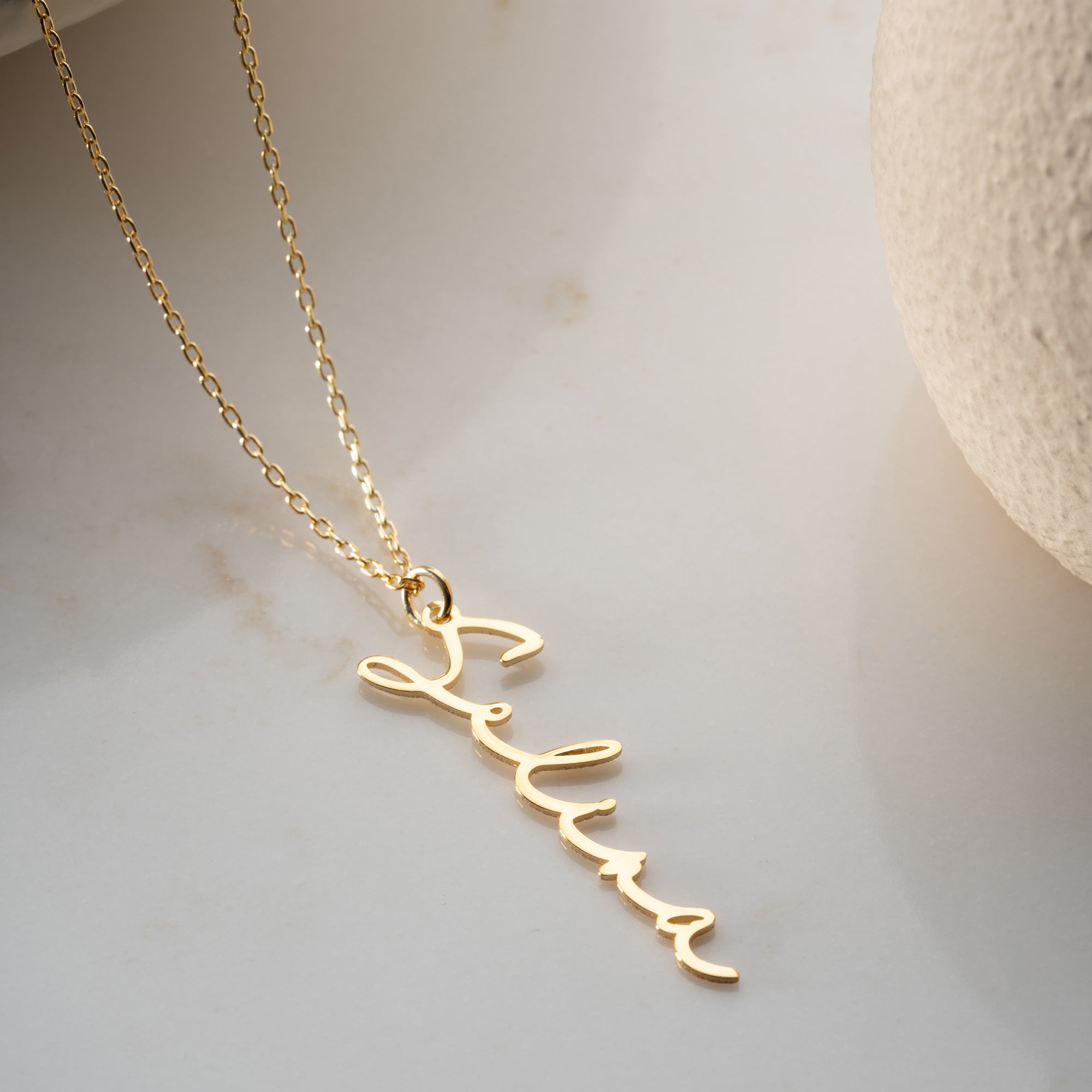 ENGLISH NOTERA NAMENSKETTE | 925 SILBER