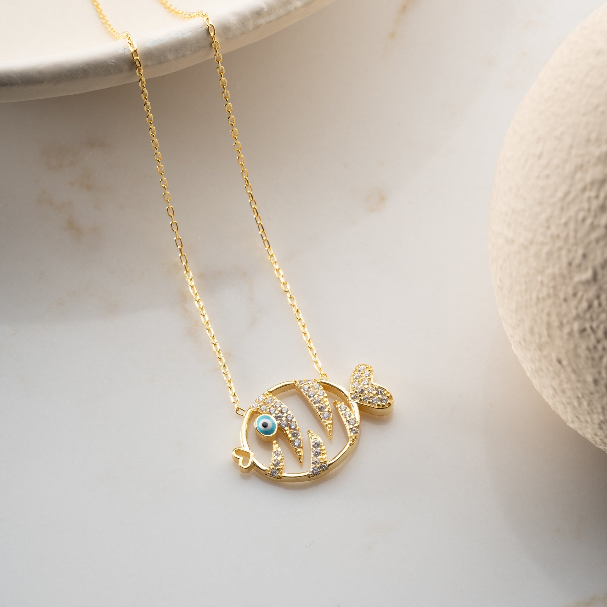 FISCH NAZAR HALSKETTE | 925 SILBER