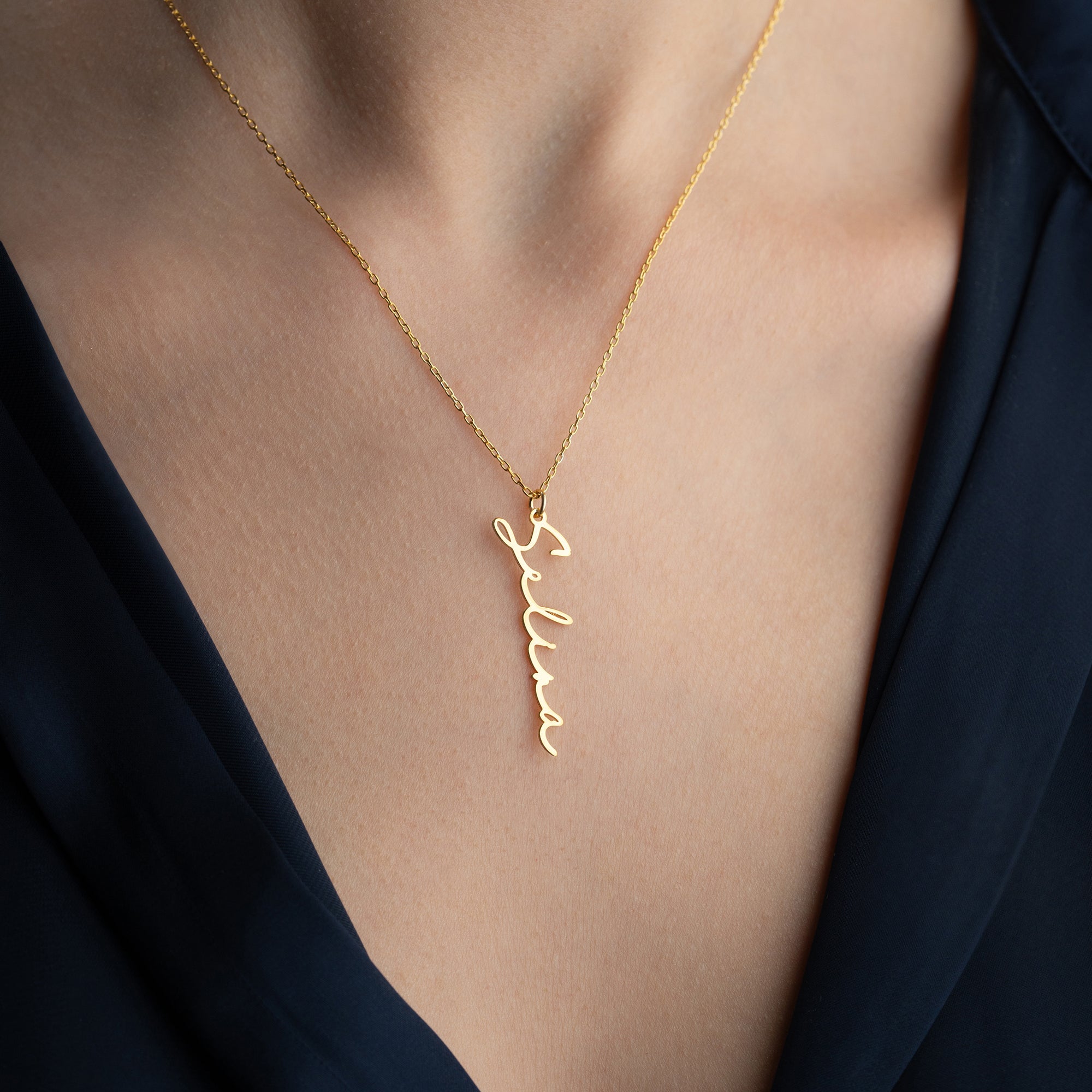 ENGLISH NOTERA NAMENSKETTE | 925 SILBER