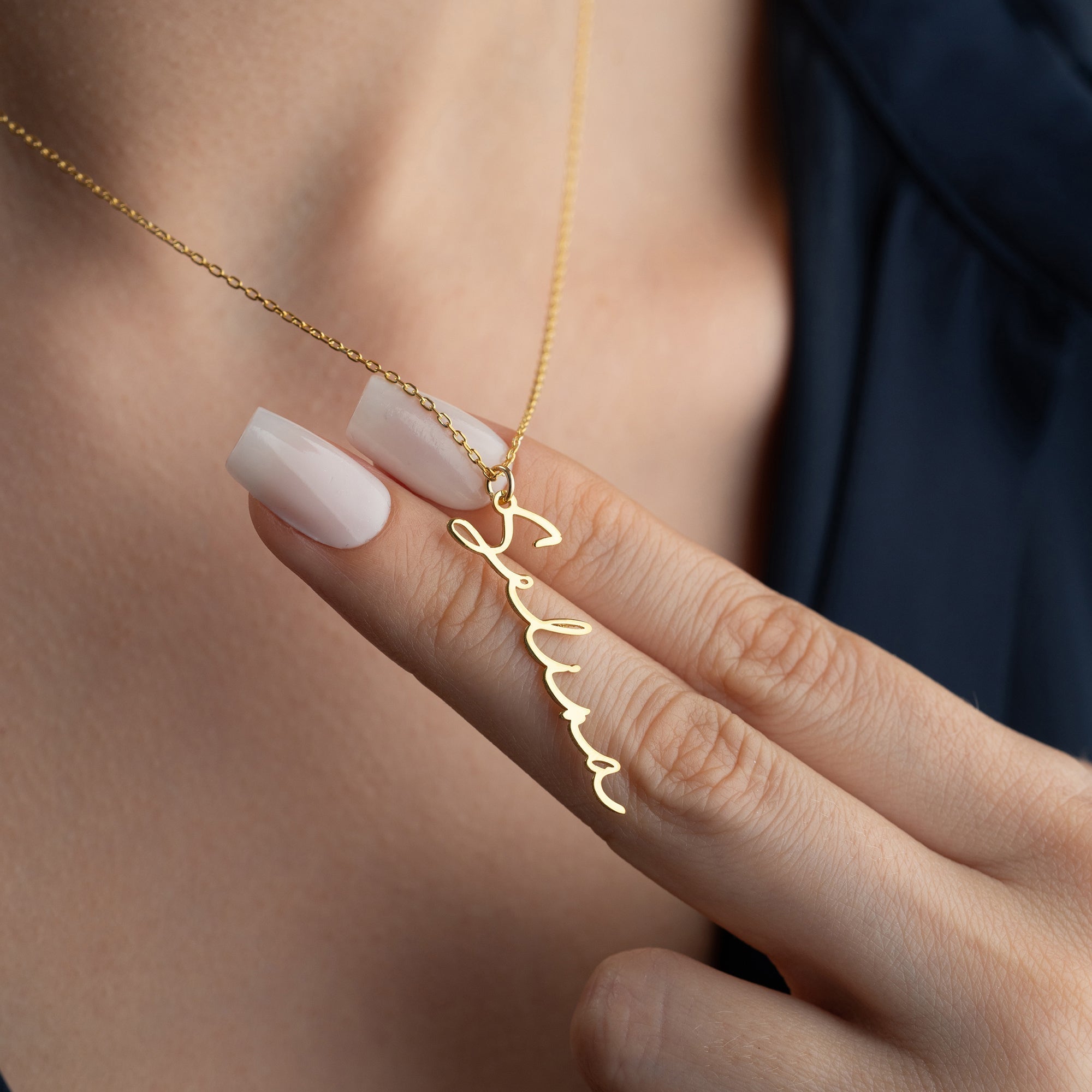 ENGLISH NOTERA NAMENSKETTE | 925 SILBER