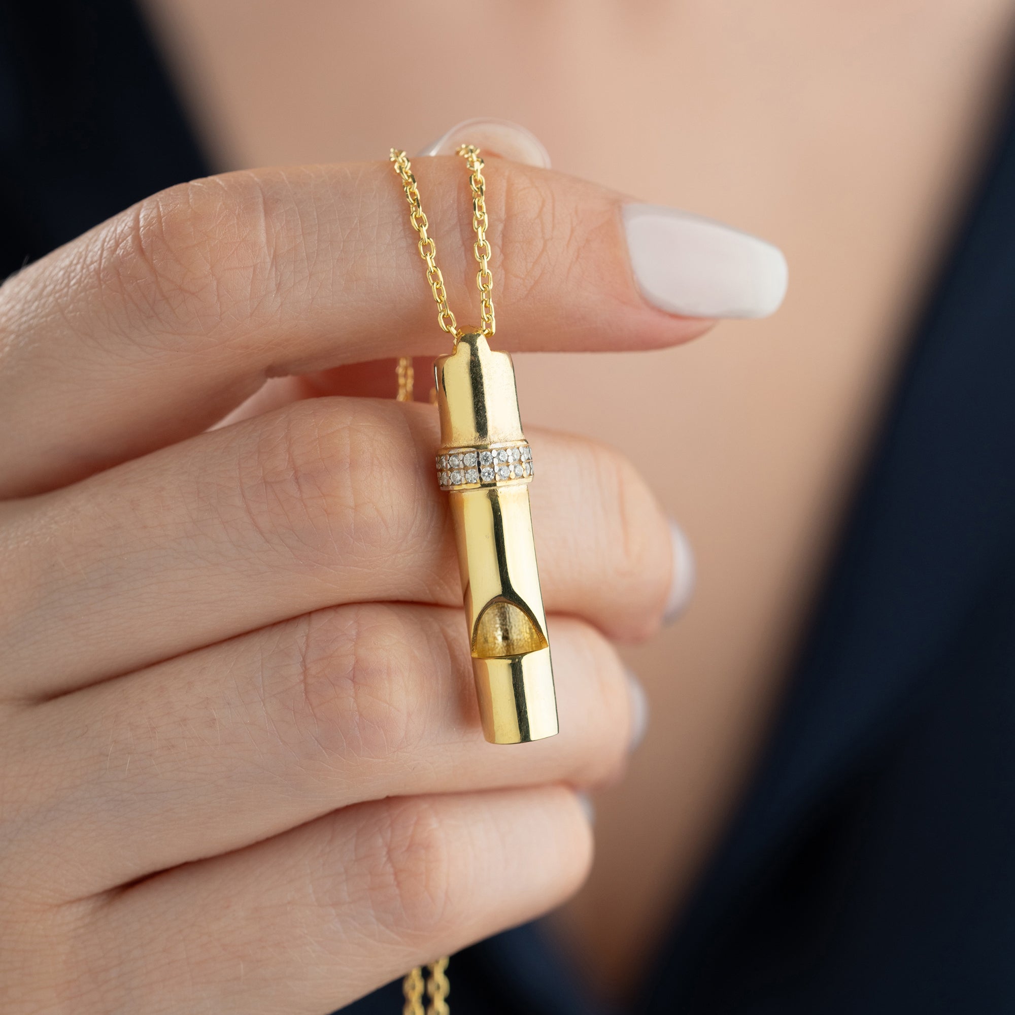 PFEIFE HALSKETTE | 925 SILBER