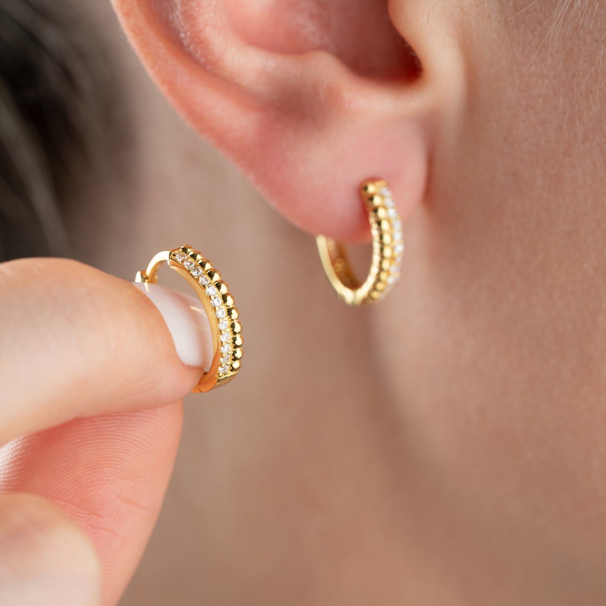 RUNI OHRRINGE | 925 SILBER