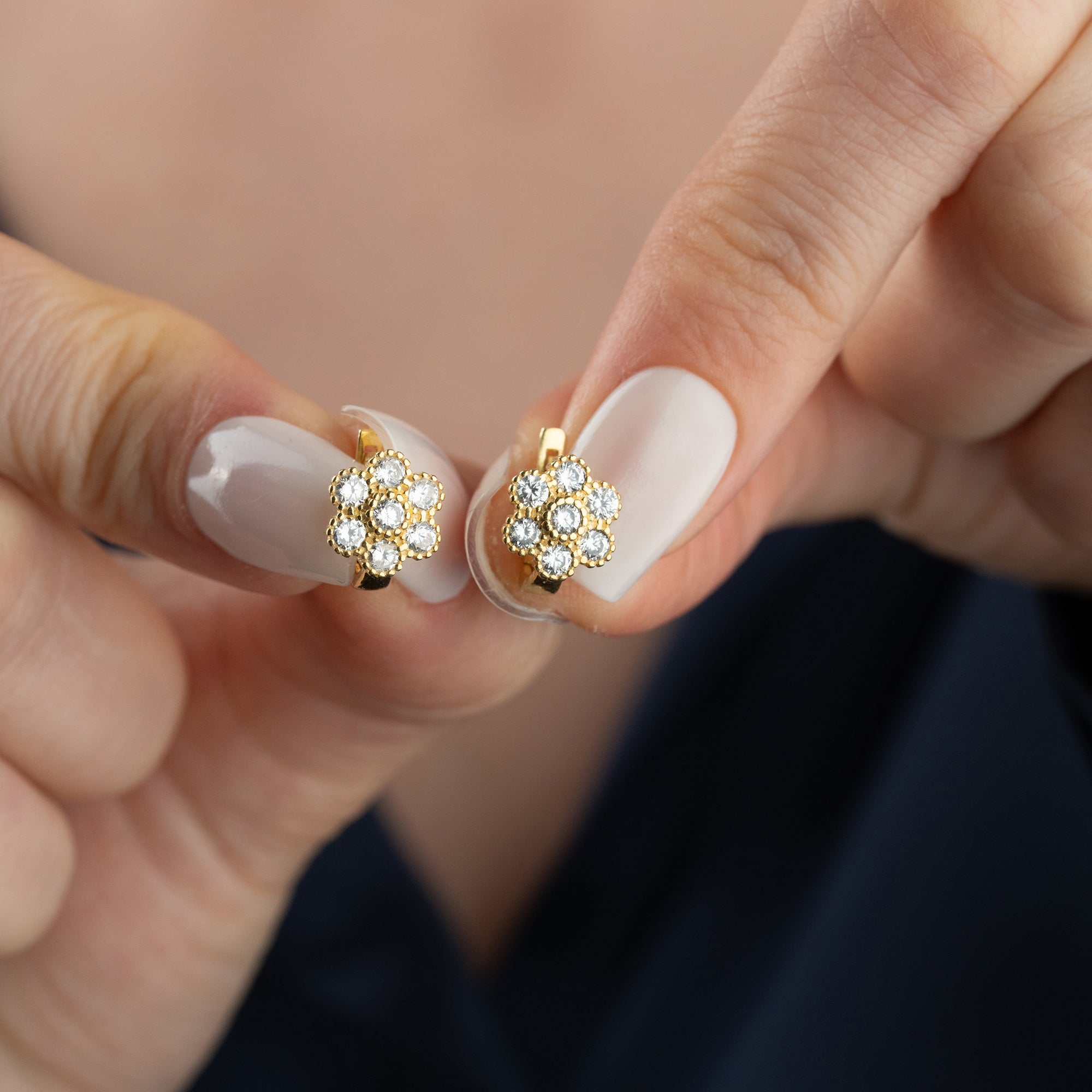 MINI DAISY OHRRINGE | 925 SILBER